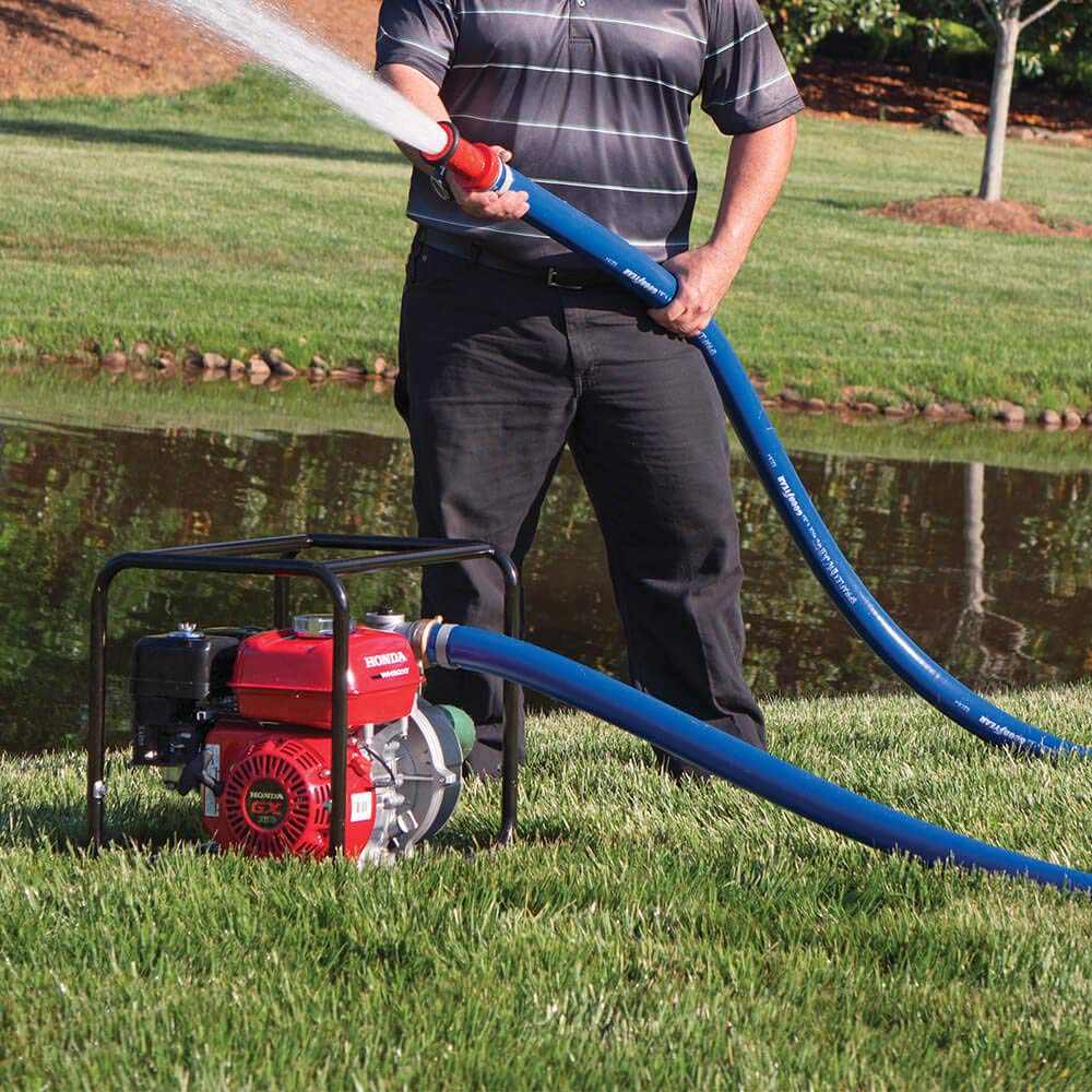 Honda - General Purpose 2-Inch Centrifugal Water Pump with GX12 118cc Series Commercial Grade Engine and 164 GPM Capacity - WB20XT4A