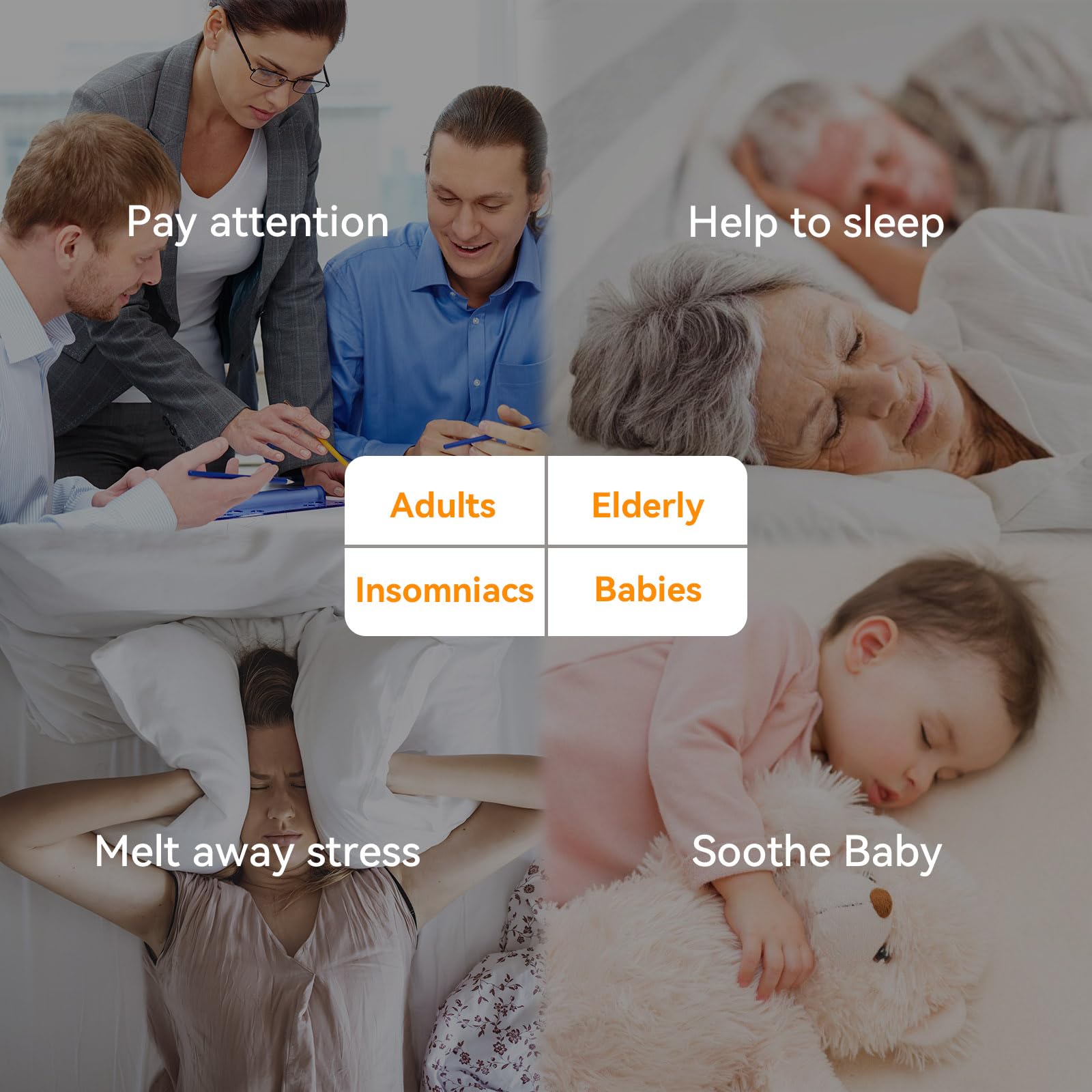 Wkzay White Noise Sound Machine: 30 Soothing Sounds, Sunrise Alarm Clock for Adults Gentle Wake Up, Adjustable Volume & Night Light, Timer - Easy to Sleep, Relax, Focus