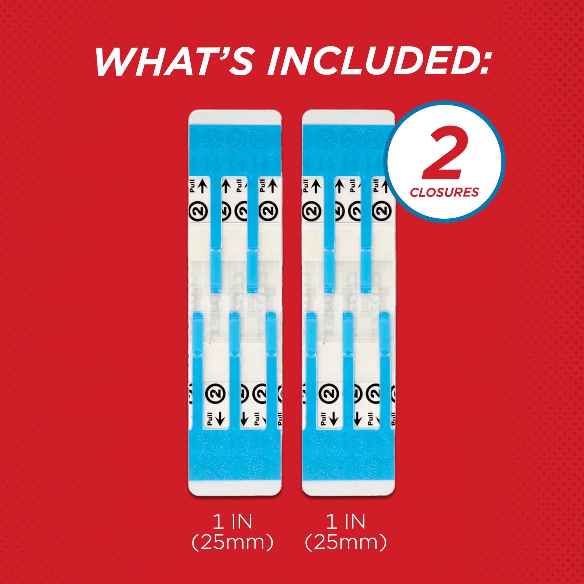 Clozex Emergency Laceration Closures - Repair Wounds Without Stitches. FDA Cleared Skin Closure Device for 2 Individual Wounds Or Combine for Total Length of 2 Inches. Life Happens, Be Ready!