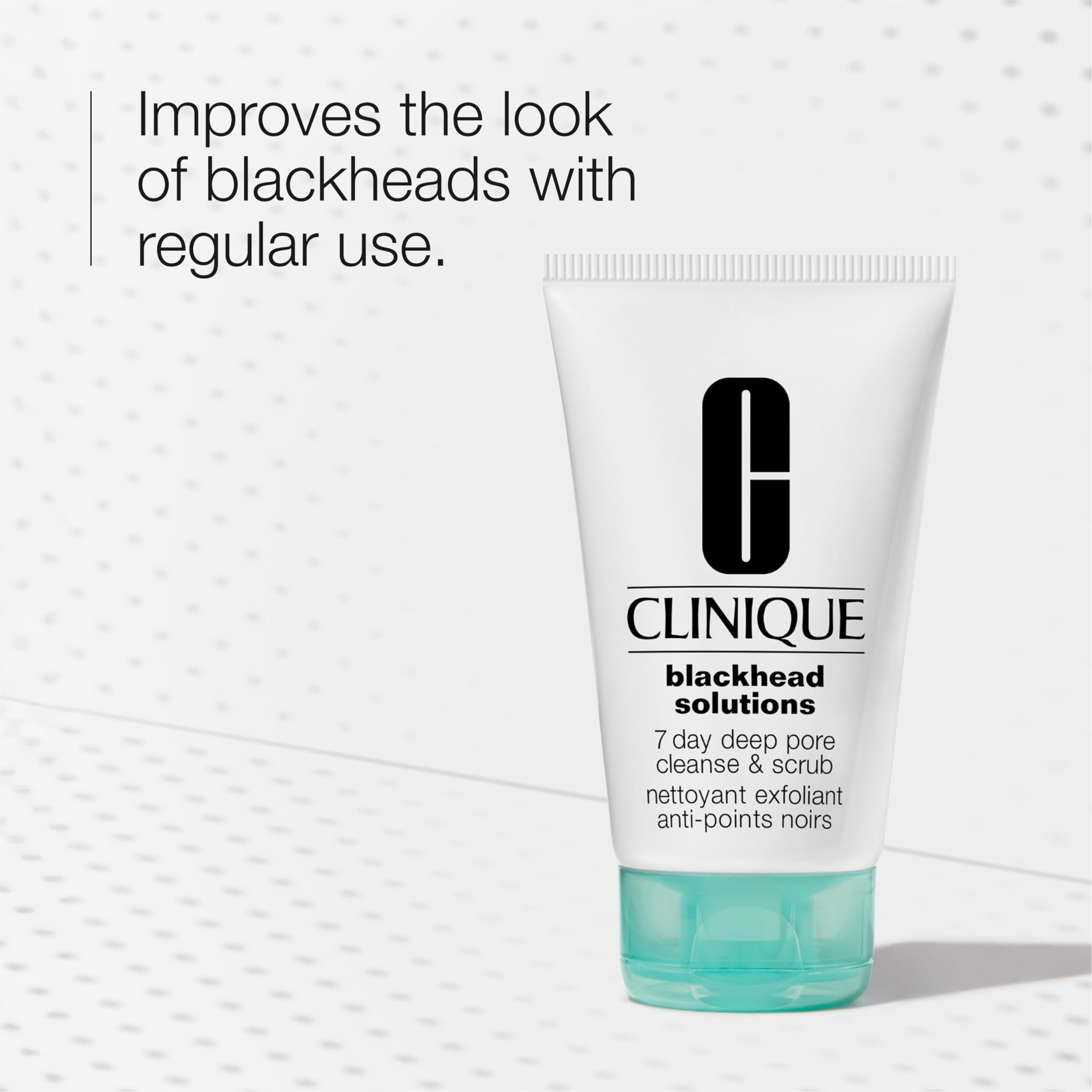 Clinique Blackhead Solutions 7 Day Deep Pore Cleanse & Scrub, Daily Face Cleanser Facial Scrub, 4.2 fl. oz.