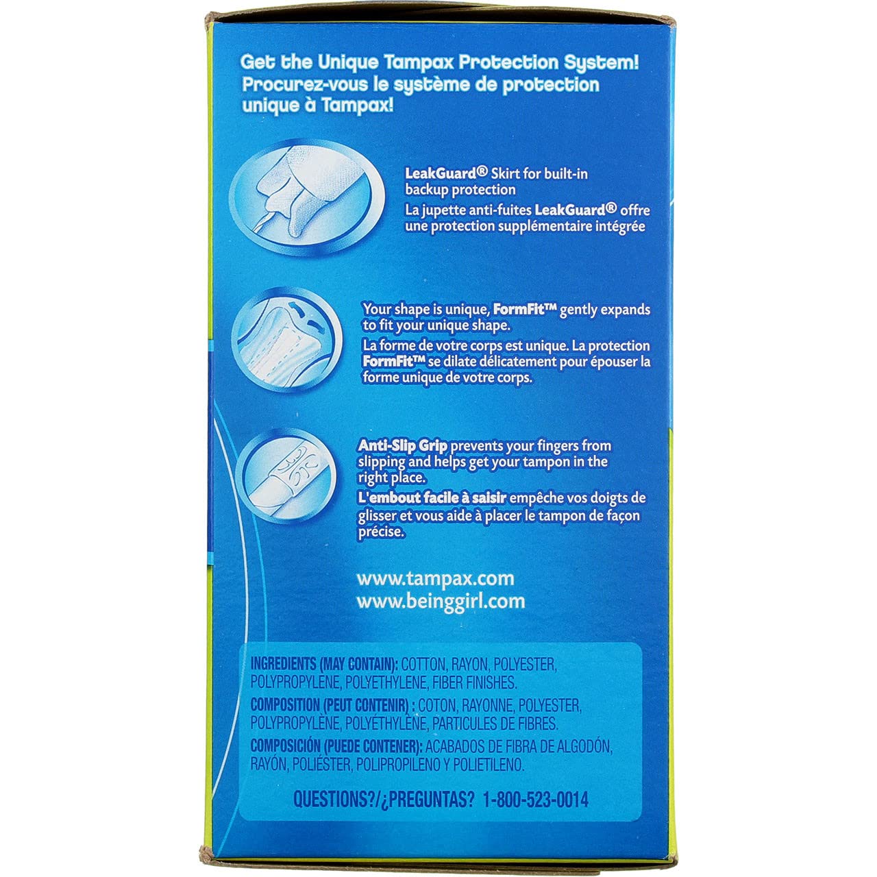 Tampax Cardboard Applicator Tampons, Super Absorbency 40 ea (Pack of 3)