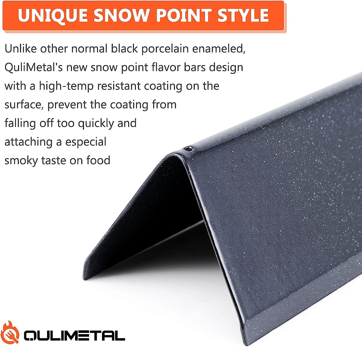 QuliMetal 15.3" Flavorizer Bars for Weber Spirit 300 and GS4 Spirit II 300, Spirit E310 E315 E320 E330 S310 S315 S320 S330 Series Gas Grills with Front Control Knobs,Grill Parts for Weber 7636 69797