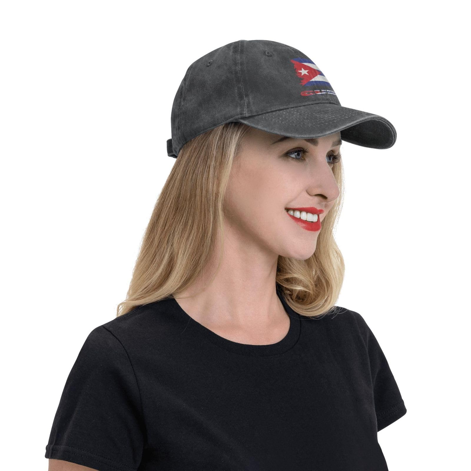 Vintage Cuba Cuban Flag Casquette Hat Dad Trucker Flat Bill Baseball Cap for Men Women Adjustable