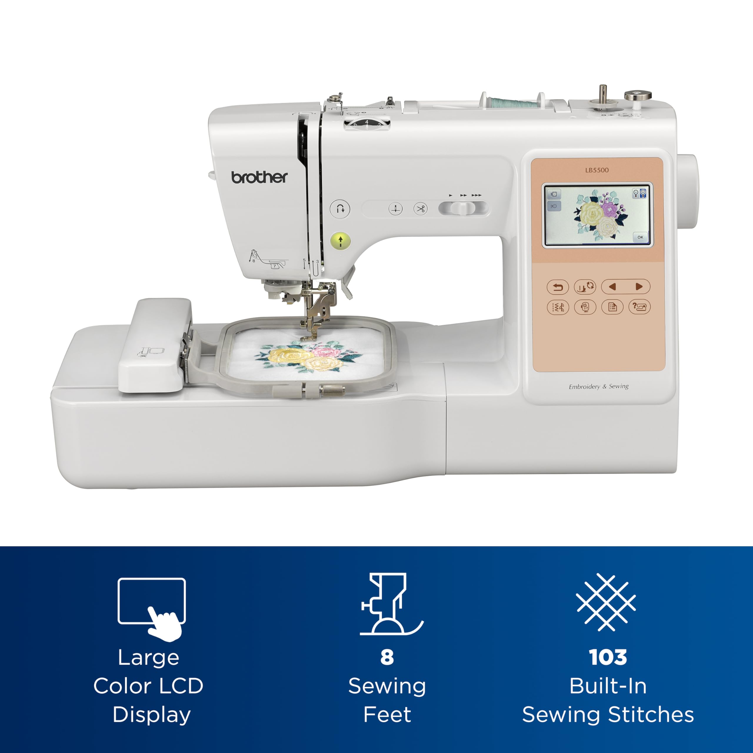 Brother LB5500 Combo Sewing & Embroidery Machine