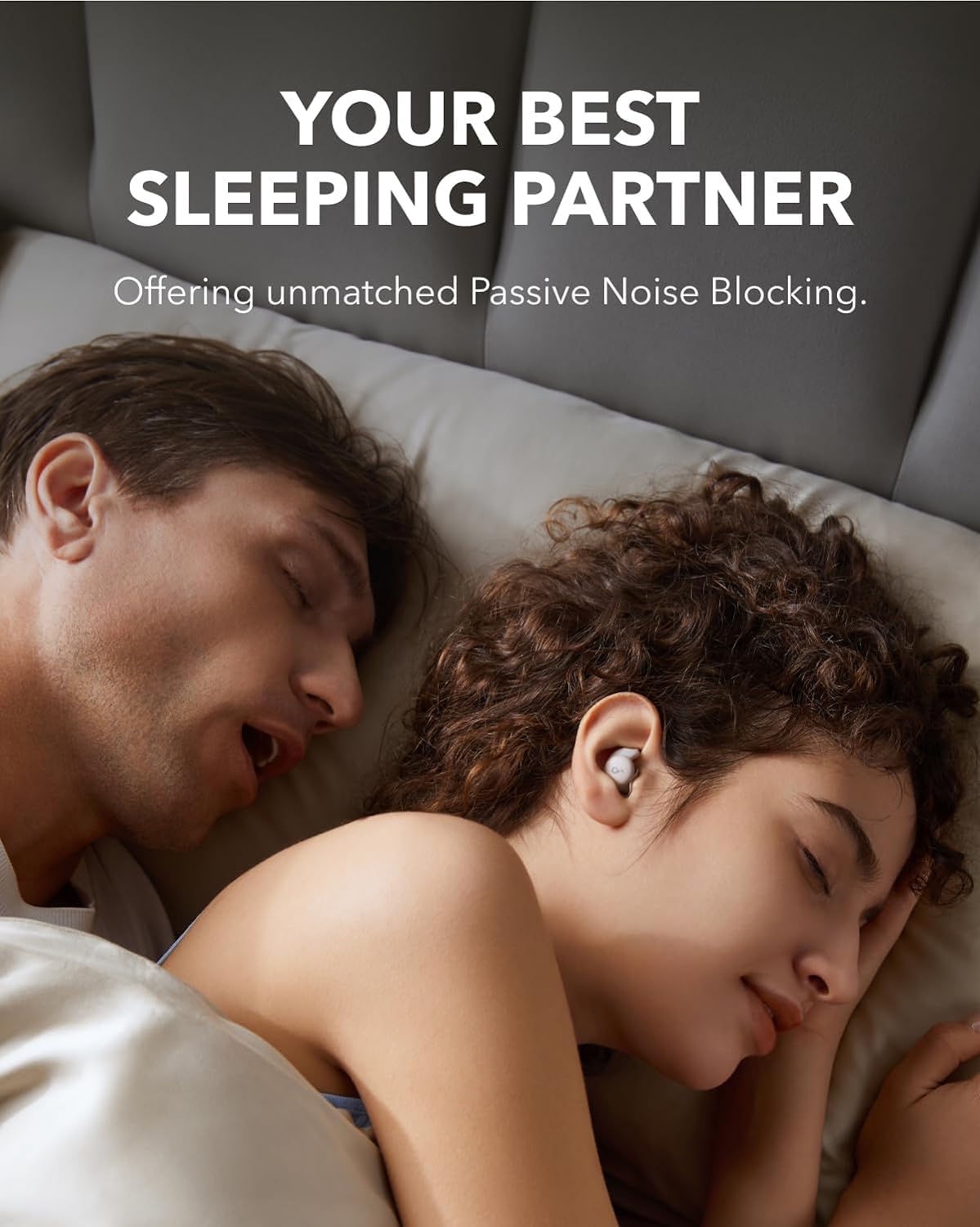 Soundcore Sleep A20 by Anker Sleep Earbuds, Noise Blocking Sleep Headphones, Small Earplugs for Side Sleepers, 80H Playtime, Stream Content via Bluetooth 5.3, Sleep Monitor, Personal Alarm (Renewed)