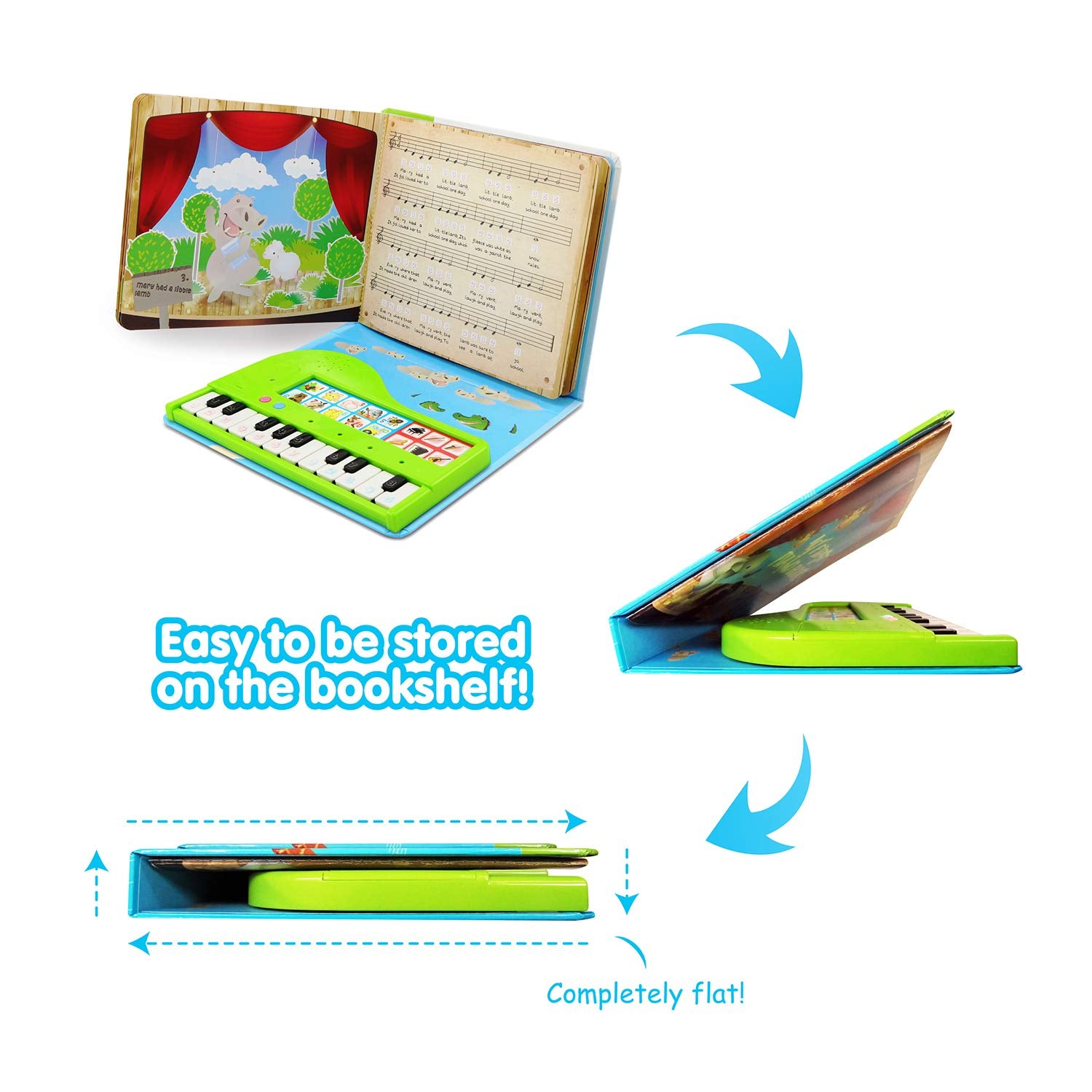 BEST LEARNING My First Piano Book - Educational Musical Toy for Toddlers Kids Ages 3-5 Years - Ideal 3, 4 Year Old Boy or Girl Christmas and Birthday Present