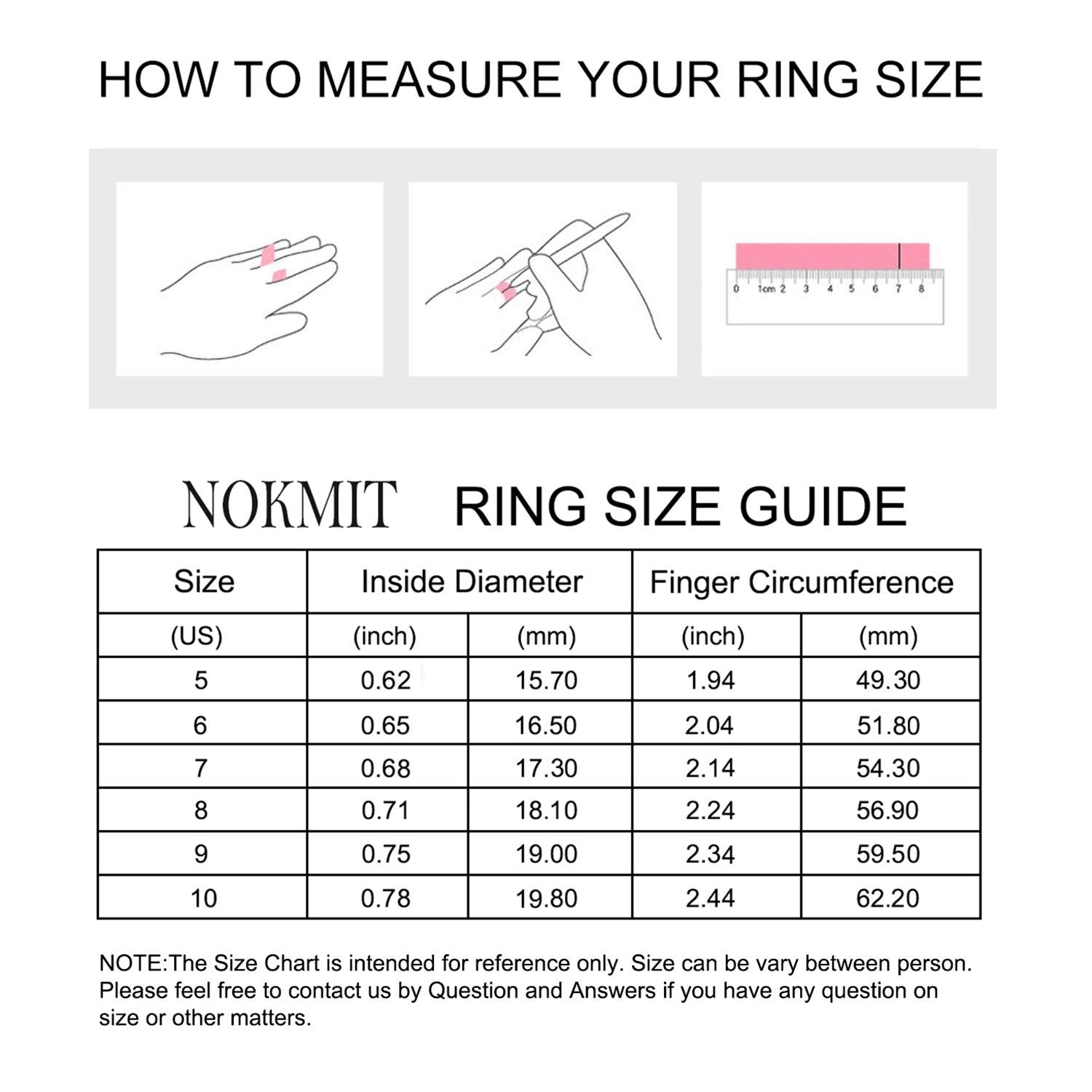 NOKMIT 1PC 1mm 14K Gold Filled Rings for Women Girls Thin Gold Ring Dainty Cute Stacking Stackable Thumb Pinky Band Non Tarnish Comfort Fit Size 4 to 11 (7)