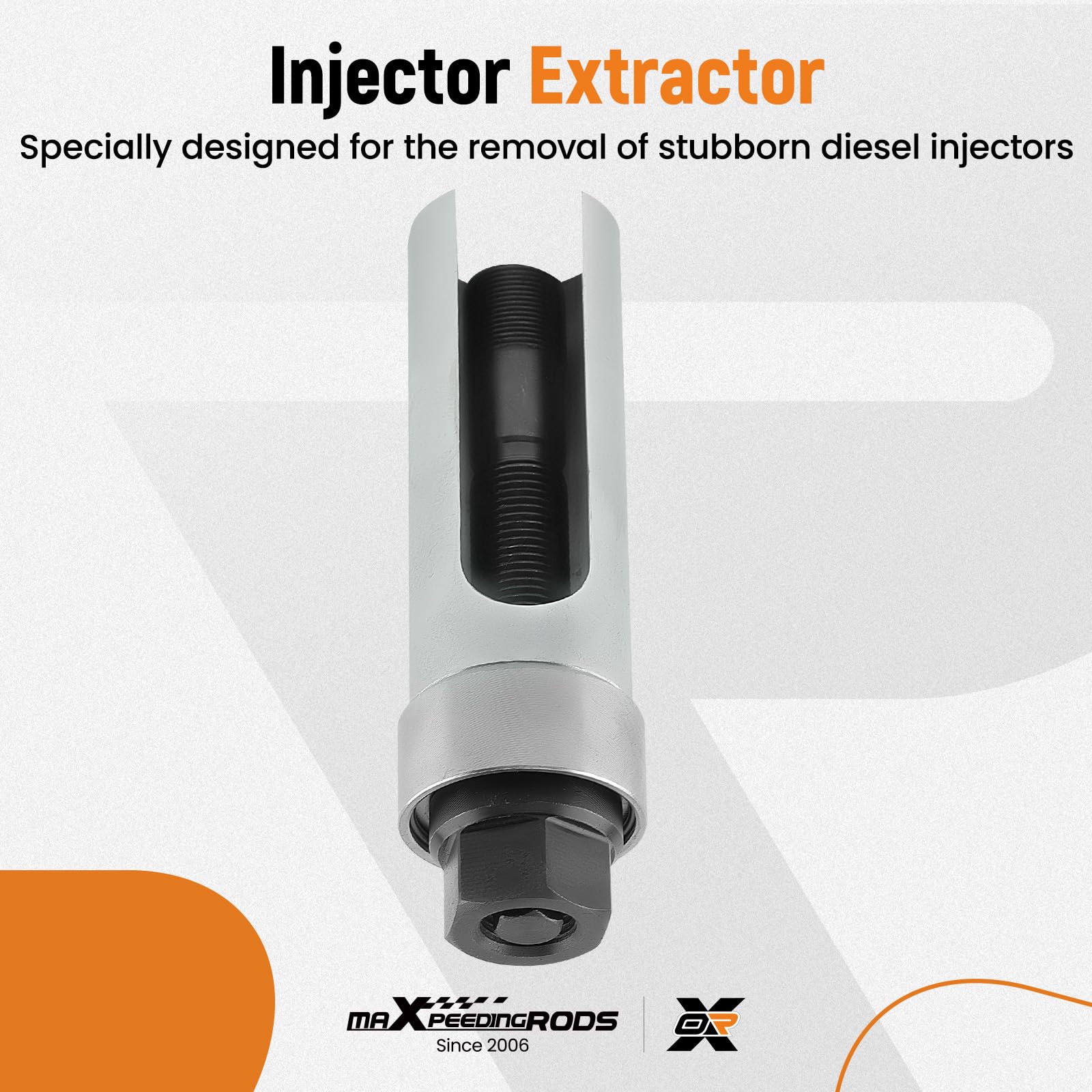 maXpeedingrods 40 Pcs Diesel Fuel Injector Puller Removal Tool, Auto Truck Diesel Injector Extractor Removal Tool, Slide Hammer Fuel Injector Removal Tool Kit for Diesel Engines