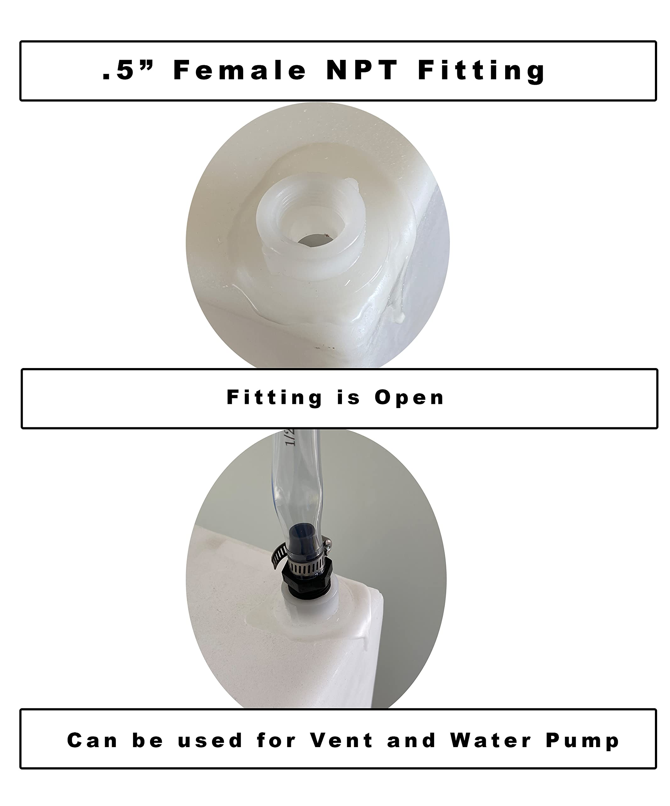 Class A Customs | T-2000 | One (1) RV Fresh Water 20 Gallon Tank, Grey Water