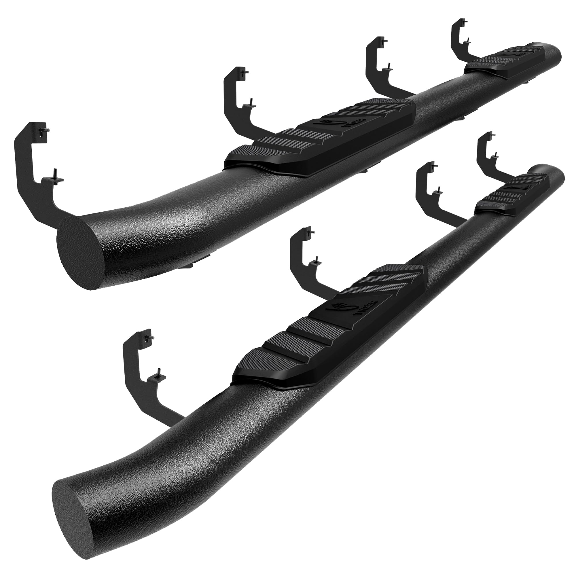 Tyger Auto 3.5" Rider Running Boards Compatible with 2019-2025 Chevy Silverado GMC Sierra 1500; 2020-2025 2500 3500HD | Crew Cab | TG-SS2C35068 | Side Step Rail Nerf Bars