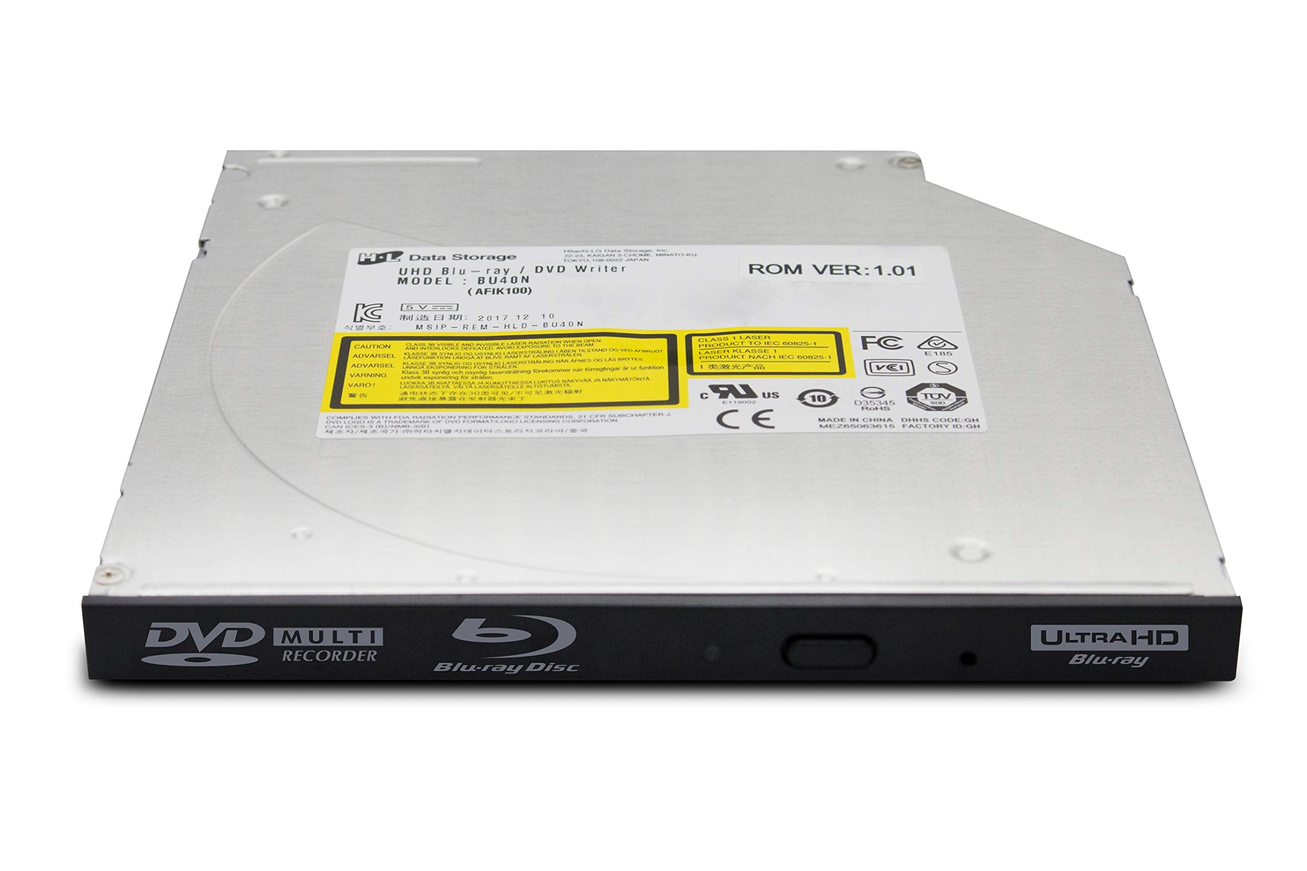 HLDS BU40N Ultra Slim Internal Ultra HD Blu-Ray Optical Drive/ 9.5mm/ UHD Drive