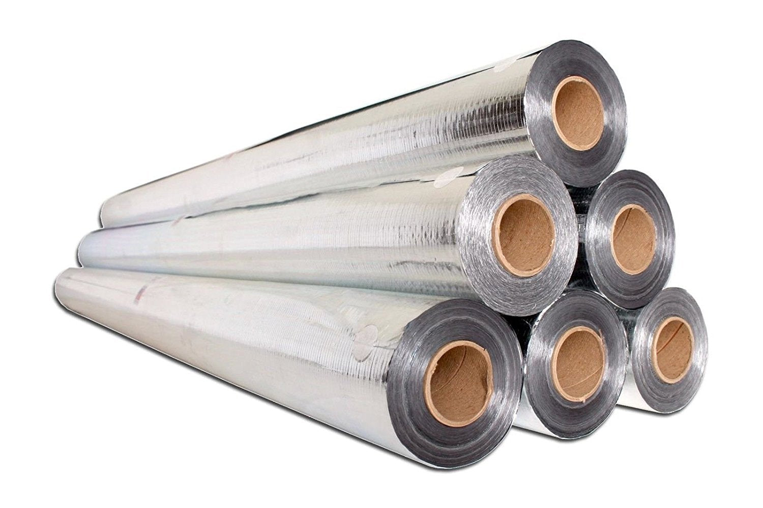 500 sqft (4ft x 125ft) of NASA TECH Commercial Grade Perforated No Tear Green Energy Radiant Barrier Reflective Insulation Attic Foil Roof Attic House Wrap SCIF RIFD
