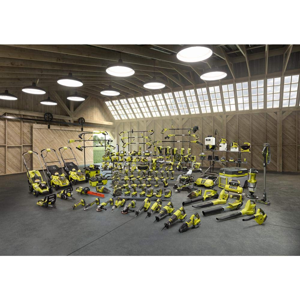 Ryobi P440 One+ 18V Lithium Ion 12,000 RPM 1/4 Sheet Palm Sander w/ Onboard Dust Bag and Included Sanding Pads (Battery Not Included, Power Tool Only)