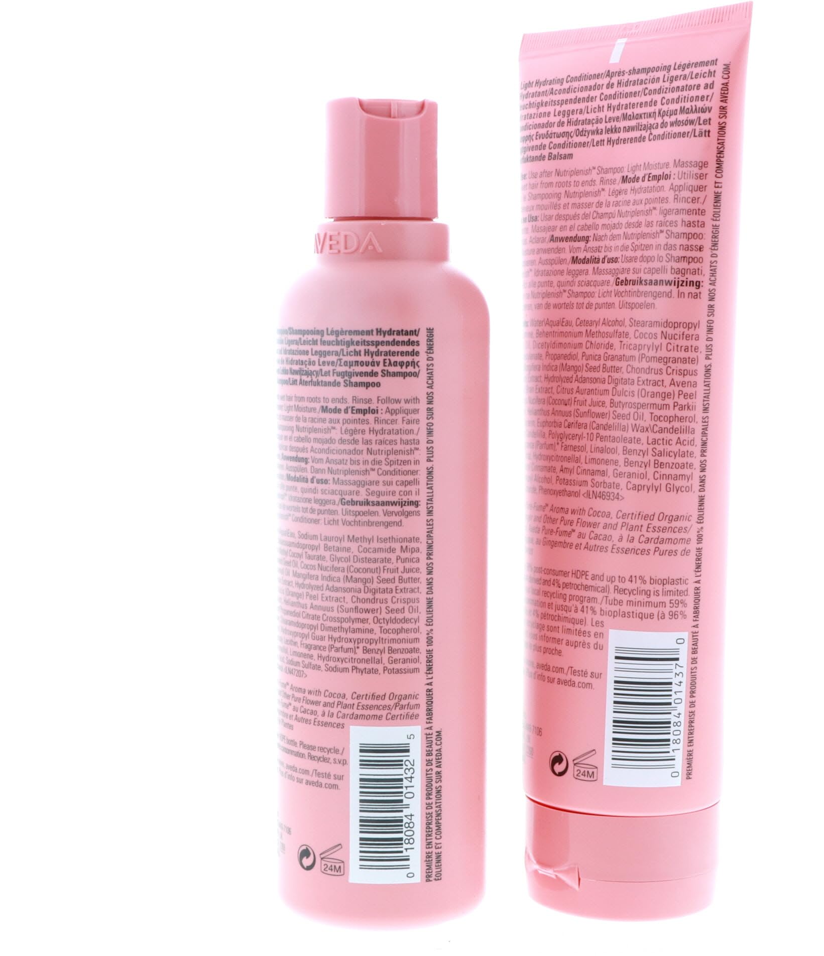 Aveda Nutriplenish Light Moisture Shampoo and Conditioner 8.5 oz Duo Set