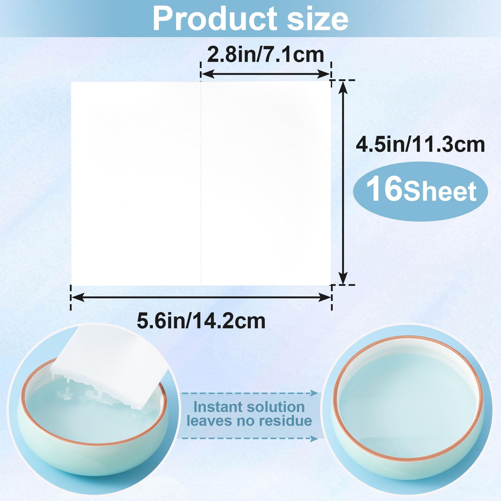 Isslly 16 PCS Laundry Detergent Sheets, Laundry Soap Sheets, Washer Sheets Detergent, Clean Sheets Laundry Detergent Clean Coffee Stains, Oil Stains and Other Stains, Laundry Strips for Home, Travel