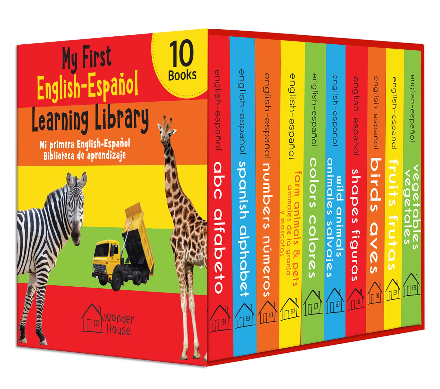 My First English - Español Learning Library (Mi Primera English - Español Learning Library): Boxset of 10 English - Spanish Board Books (Spanish Edition)