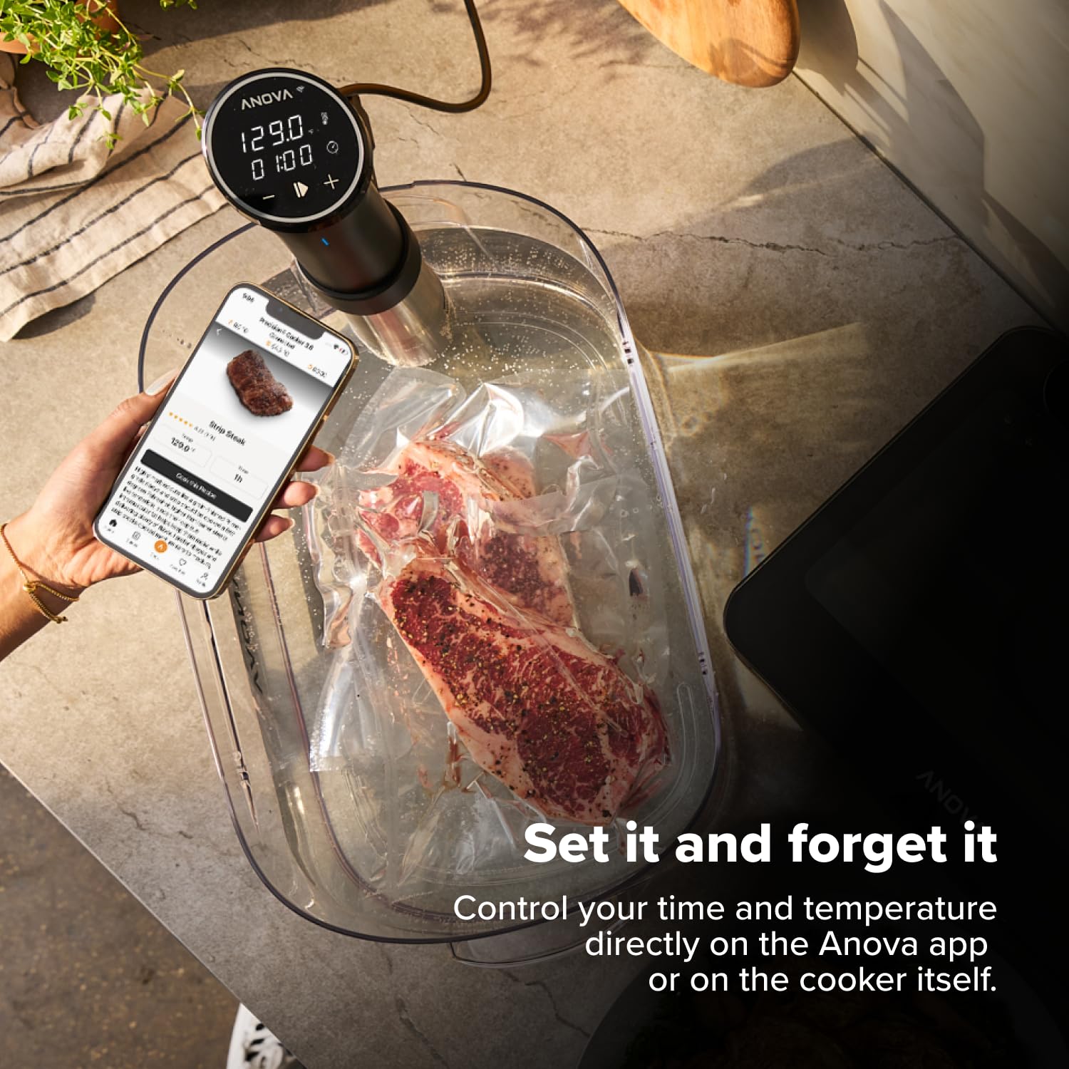 Anova Culinary Sous Vide Precision Cooker 3.0 (WiFi), 1100 Watts