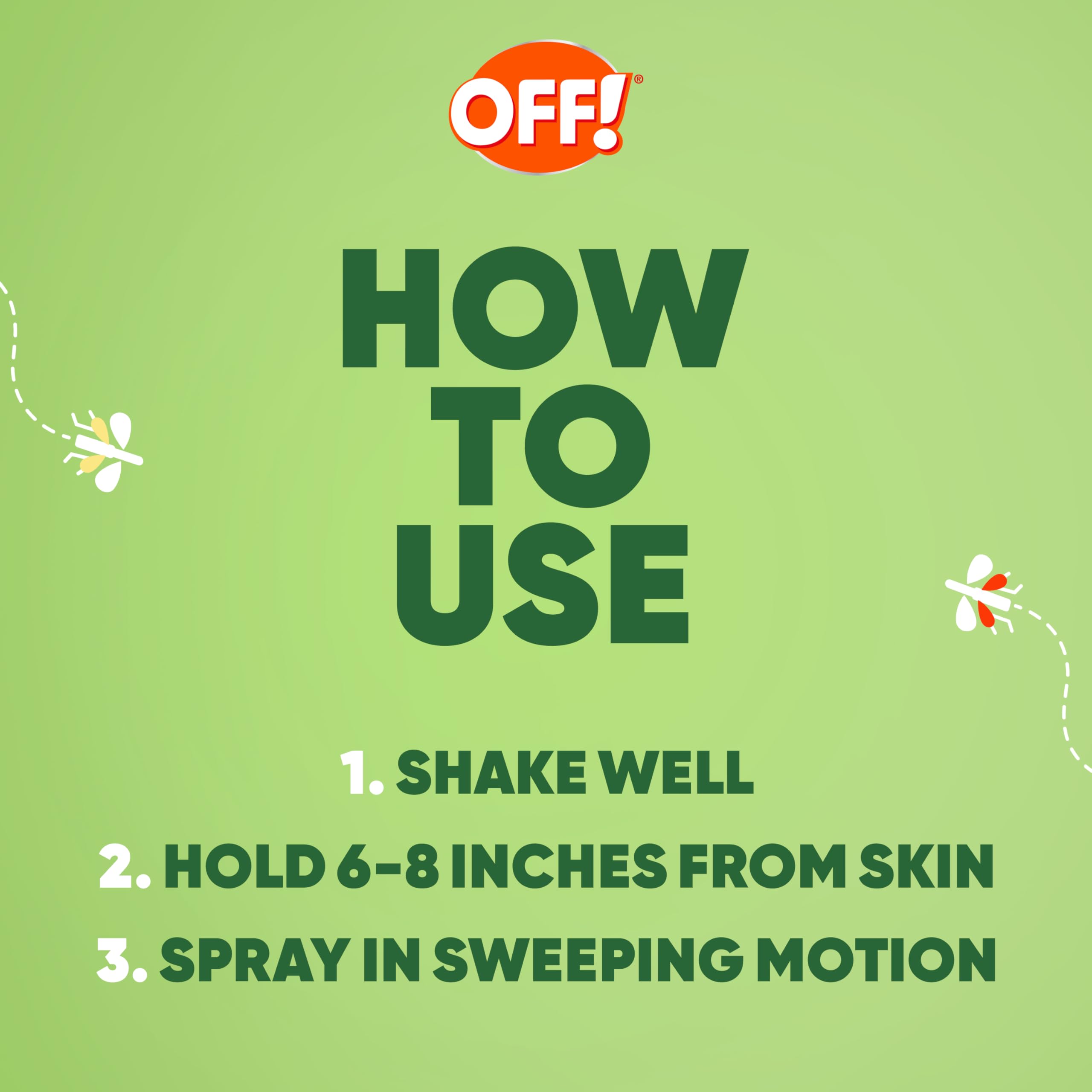 OFF! Deep Woods Insect Repellent Aerosol, Dry, Non-Greasy Formula, Bug Spray with Long Lasting Protection from Mosquitoes, 2.5 oz (Pack of 12)