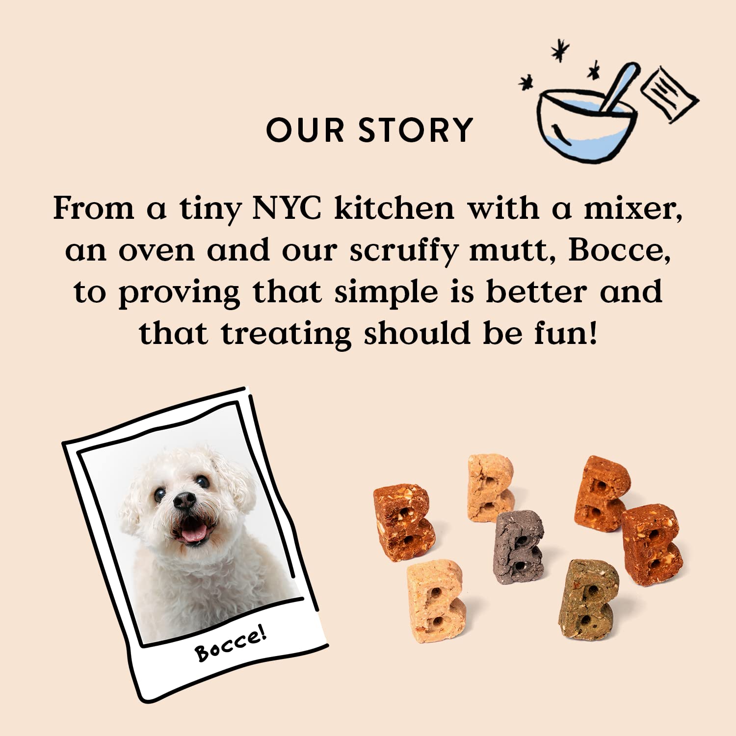 Bocce's Bakery Pizza Our Heart Treats for Dogs, Wheat-Free Everyday Dog Treats, Made with Real Ingredients, Baked in The USA, All-Natural Soft & Chewy Cookies, Cheese & Bacon, 6 oz