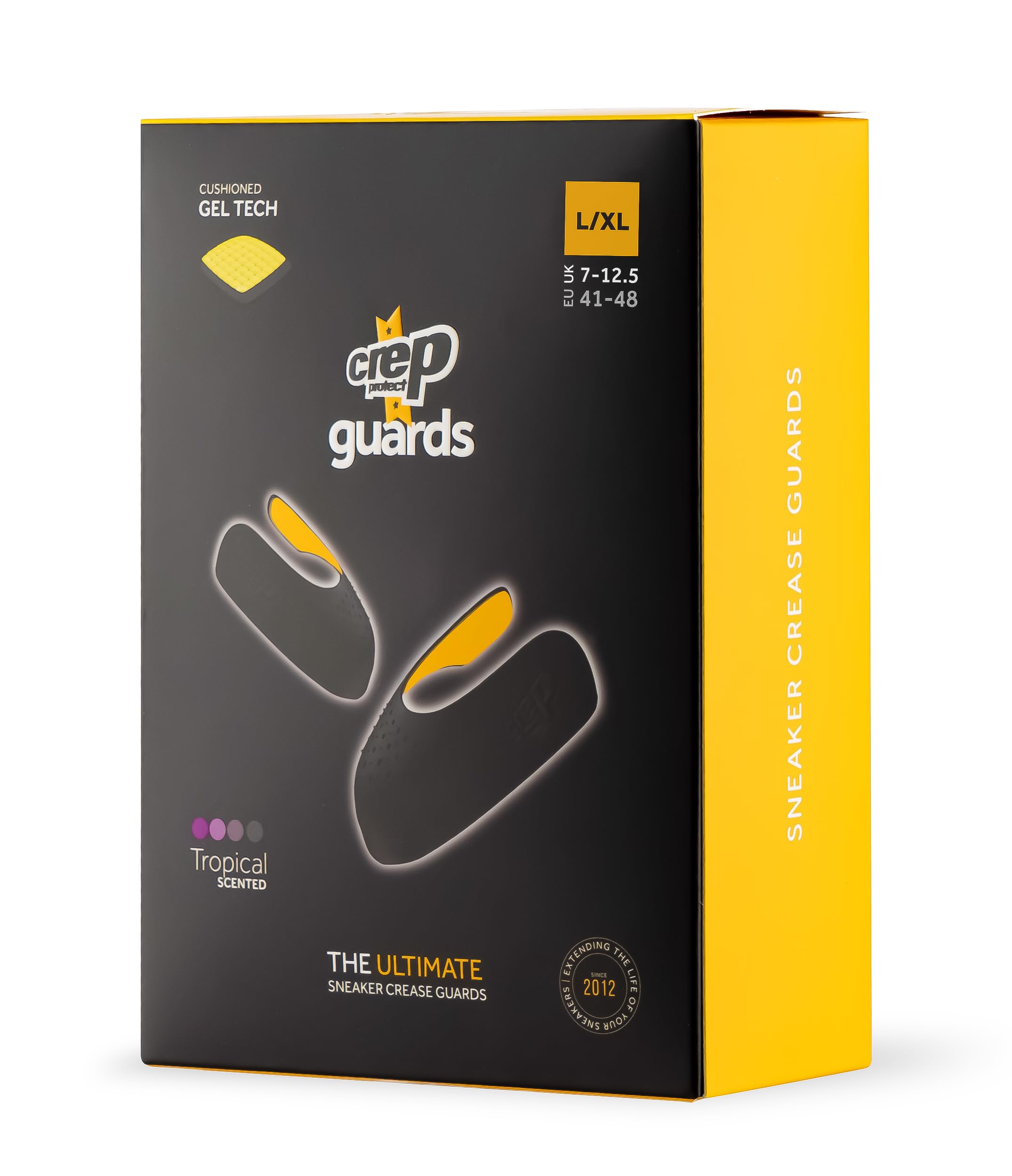 Crep Protect Shoe Crease Protectors - Sneaker Guards for Dunk Low, Air Force, Jordan - Prevent Creasing - Large Size US - 8-13.5 (Pair in a Pack)