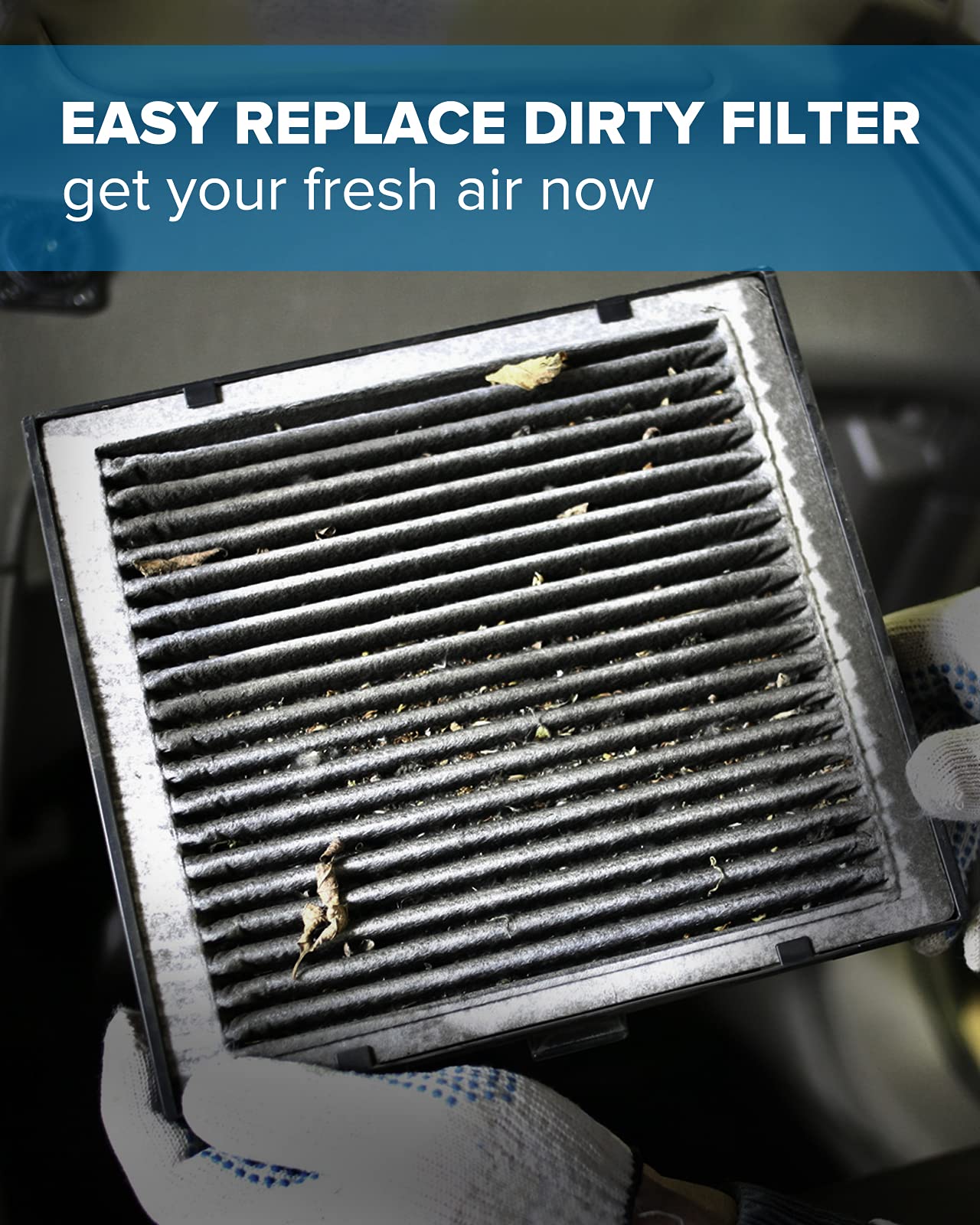PHILTOP ACF024 (CF11920) Premium Cabin Air Filter, Replacement for C-MAX 2013-2018, Escape 2013-2019, Focus 2012-2018, GT 2017-2019, Transit Connect 2014-2021, MKC 2015-2020