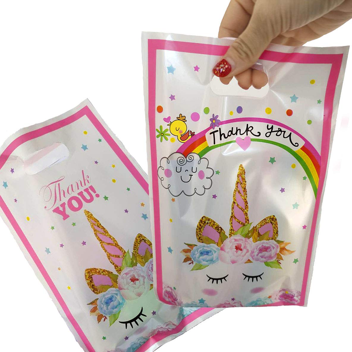GONGYIHONG Unicorn Party Supplies for Girls - Unicorn Birthday Decorations with Plates Disposable Tableware for Unicorn Theme Party