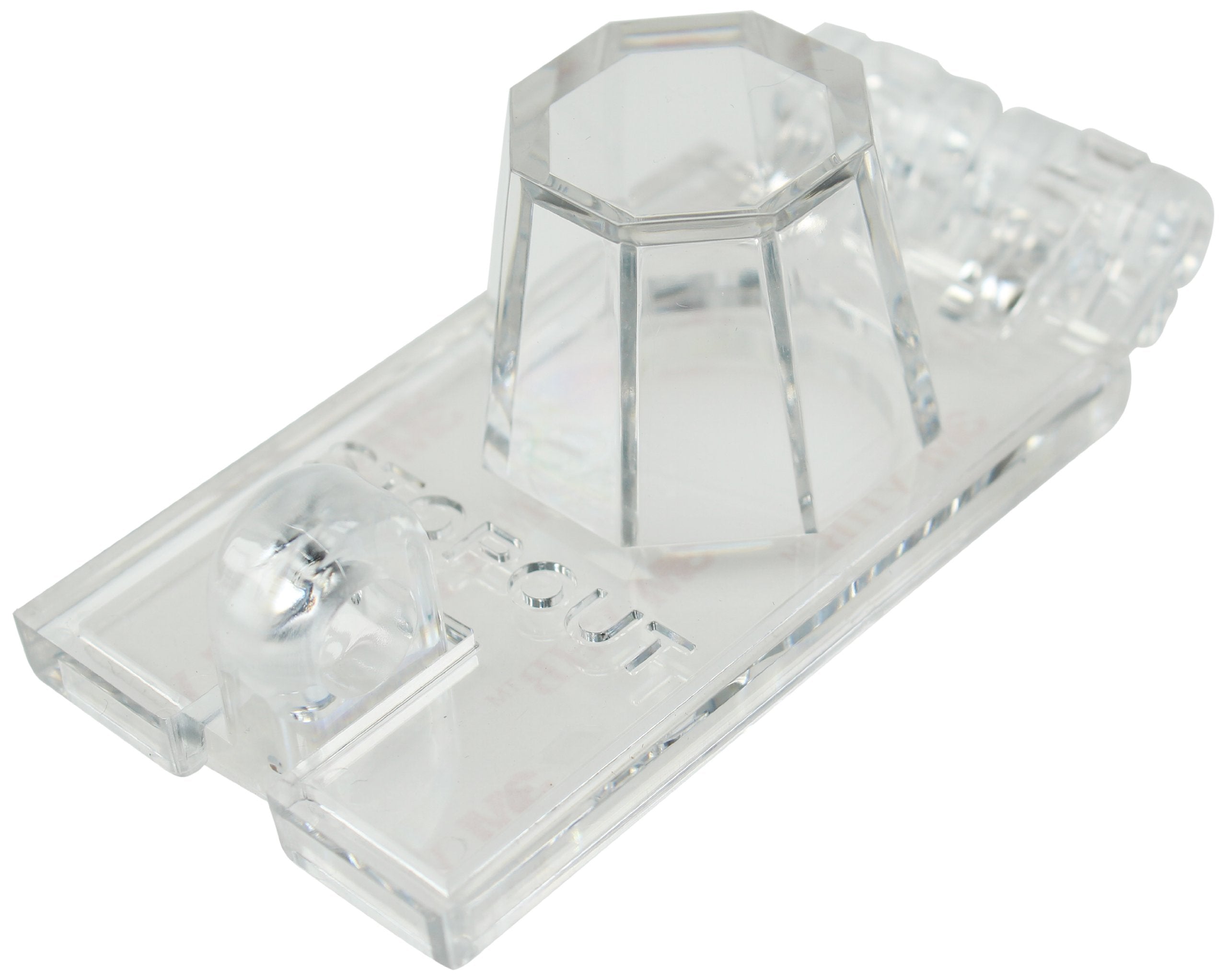 Accuform KDD142 STOPOUT Toggle-Switch Cover, Clear Plastic