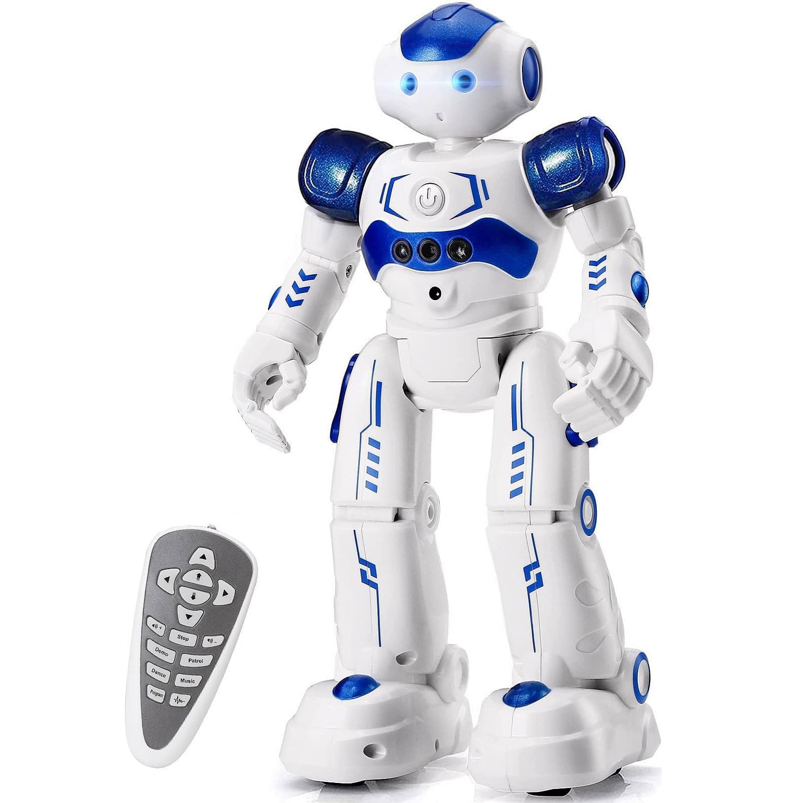 KingsDragon RC Robot Toys for Kids, Gesture & Sensing Programmable Remote Control Smart Robot for Age 3 4 5 6 7 8 Year Old Boys Girls Birthday Gift Present