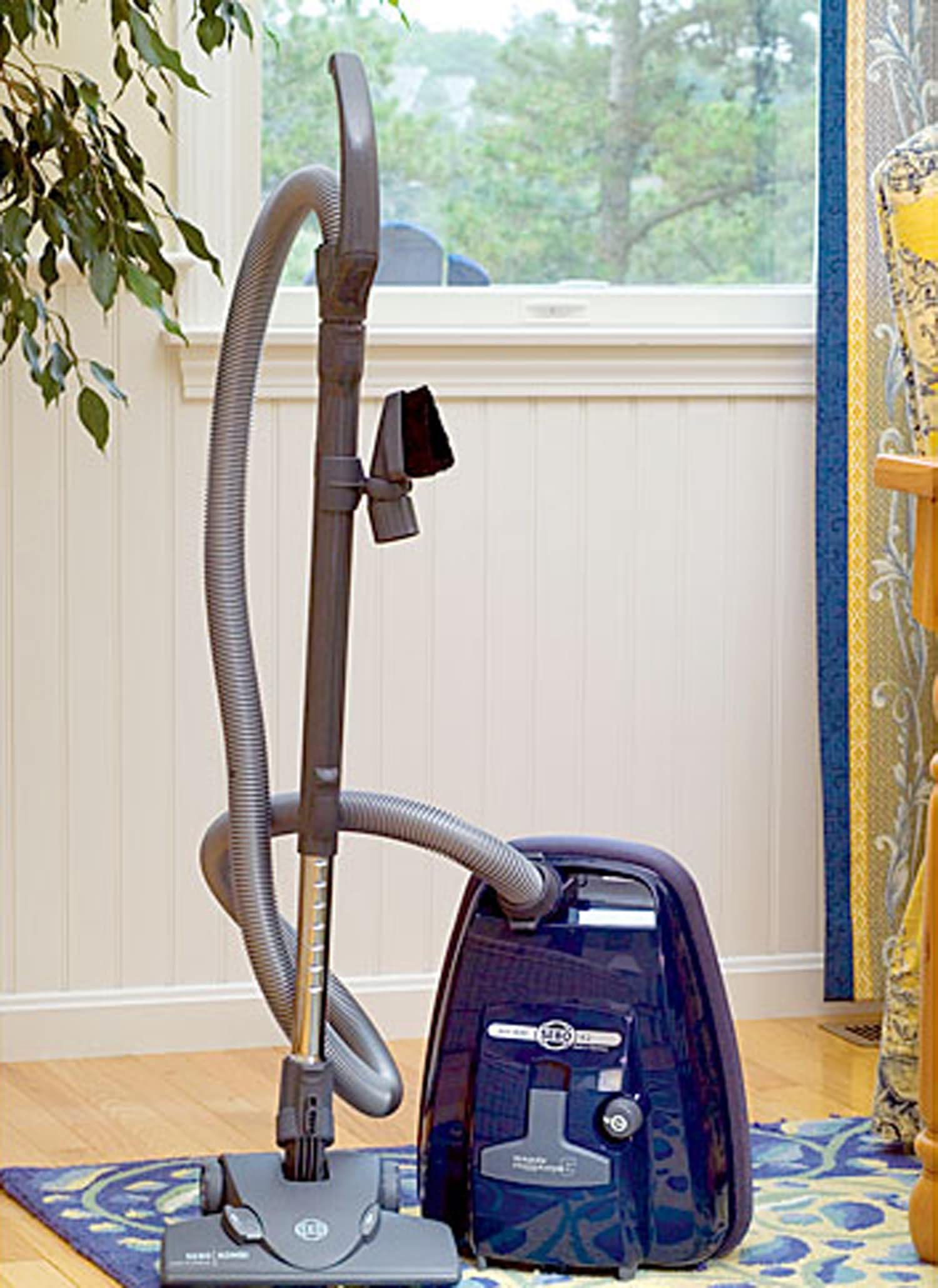 Sebo Vacuums 9679AM Airbelt K2 Kombi Canister Vacuum, Dark Blue - Corded