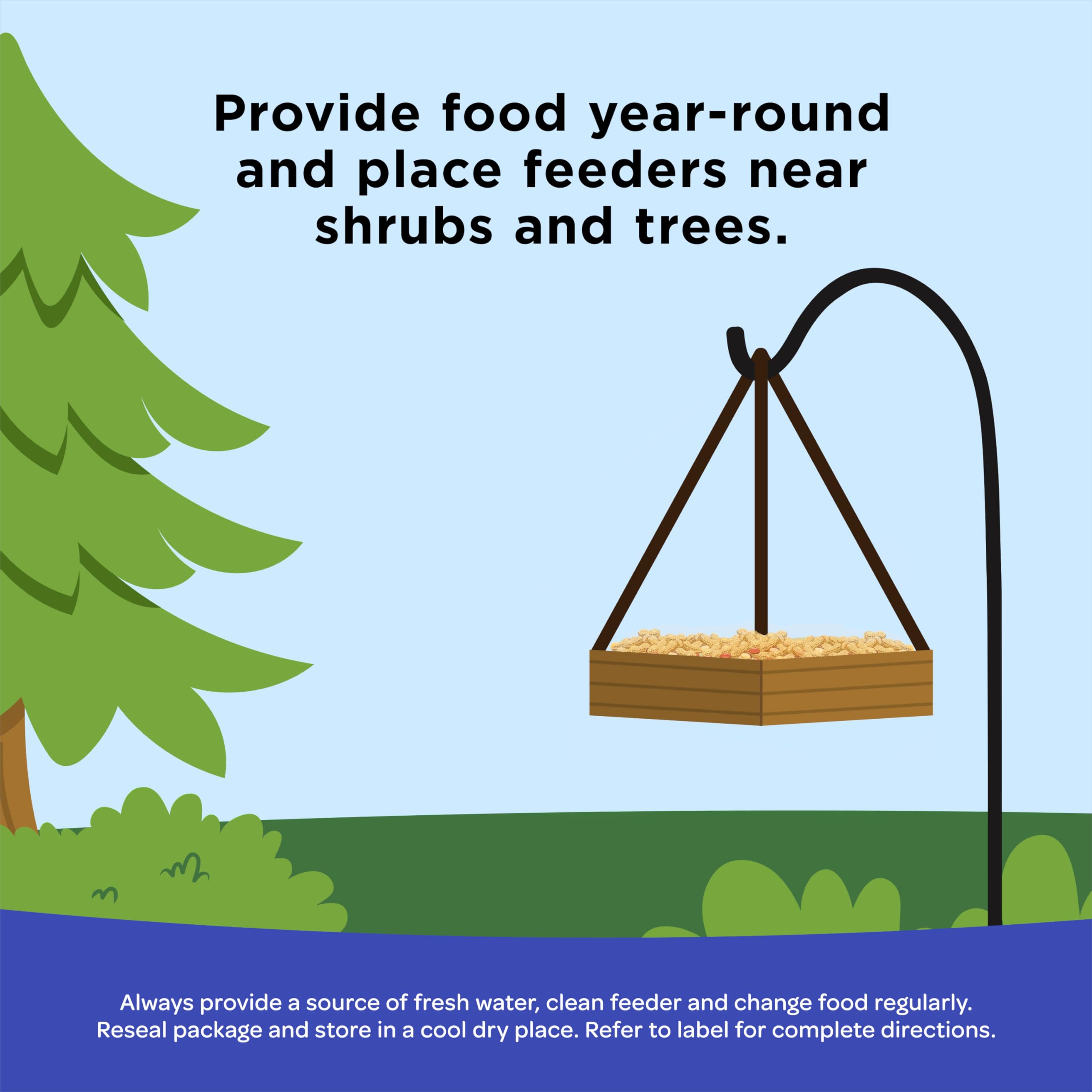 Kaytee Raw Peanuts in Shell for Squirrels, Woodpeckers, Nuthatches, Jays, Towhees, Cardinals, Indigo Buntings, and Other Wild Birds, 5 Pound