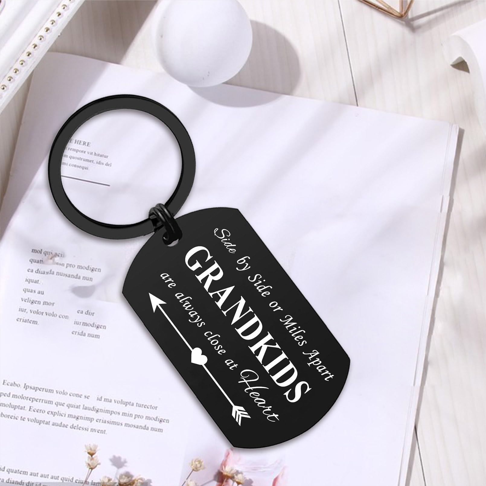 ENGZHI Grandma Gifts Grandmother Keychain - Drive Safe Grandma I Love You - Cute Grandma Birthday Gifts, Christmas Mothers Day