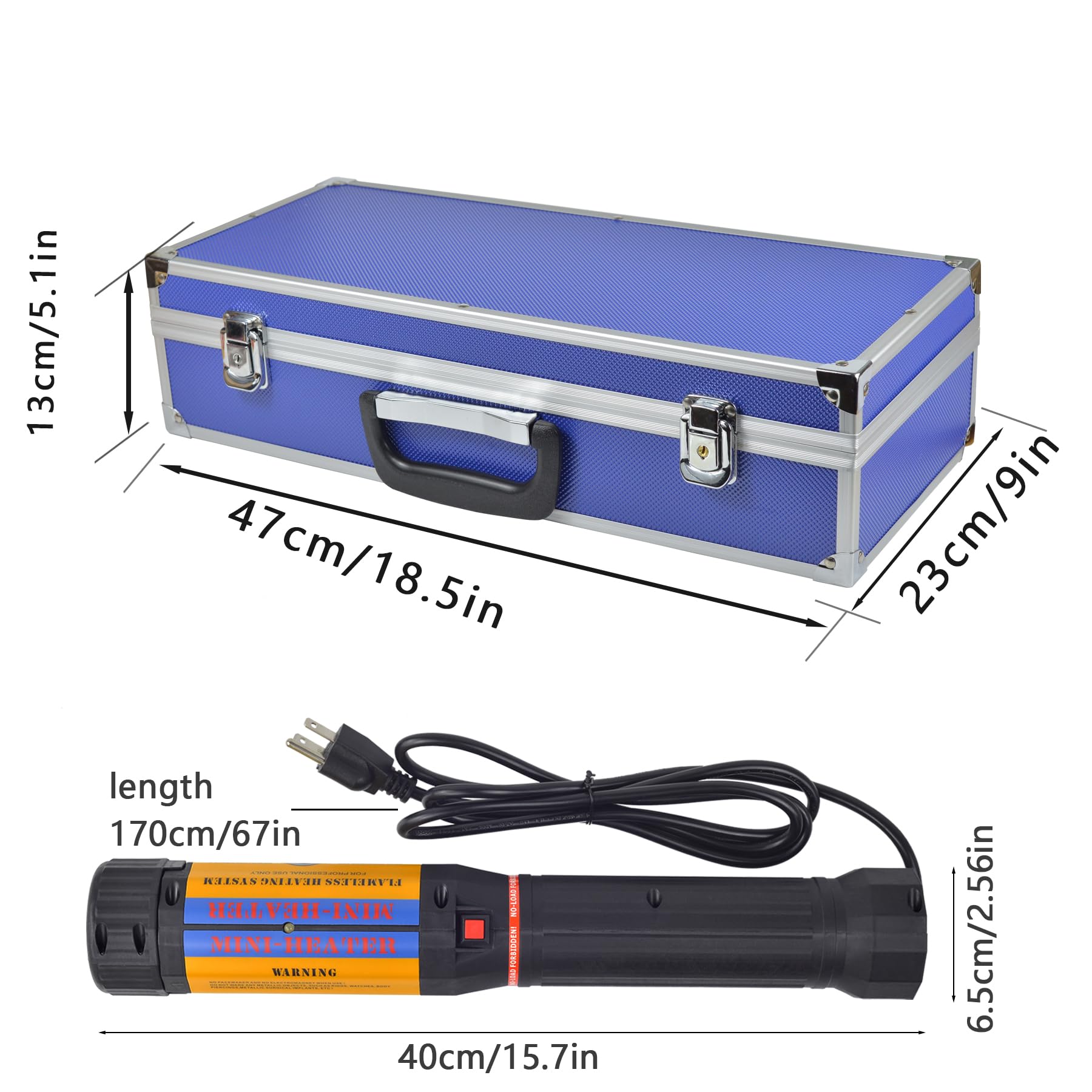 1100W Induction Heater Tool, 10 Coils Magnetic Induction Heater Kit Automotive Flameless Heating Handheld Bolt Removal Rusty Screw Removing Tool