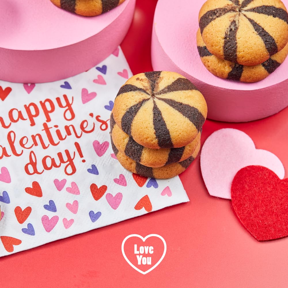 Colombina's Moments Butter Crunch Cookies - Pack Of 1 - Individually Wrapped Valentine's Day Treats! Perfect for Sharing Love in a Tin of Gourmet Butter Cookies!