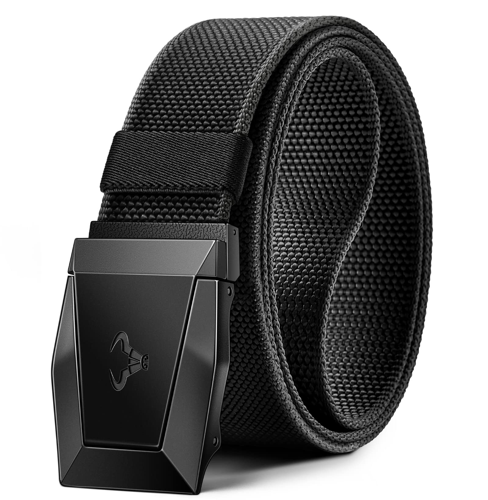 BULLIANT Tactical Belt for Men, Men Stretch Nylon Web Gift Belt 1.5