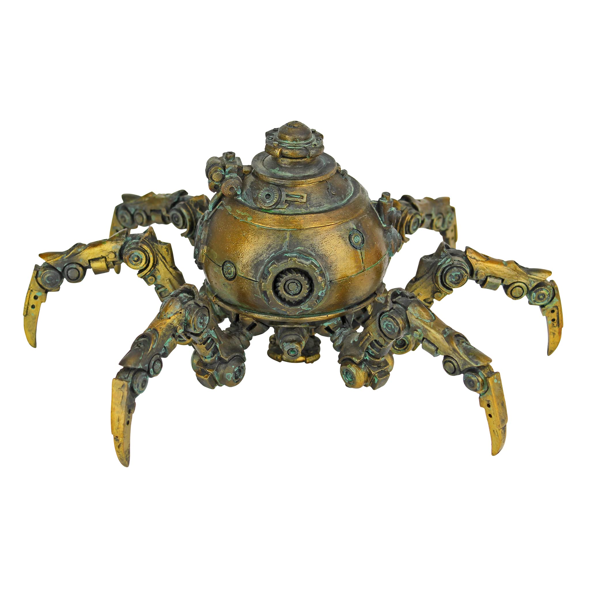 Design Toscano CL6874 Octopod Mechanical Steampunk Sculpture, antique gold