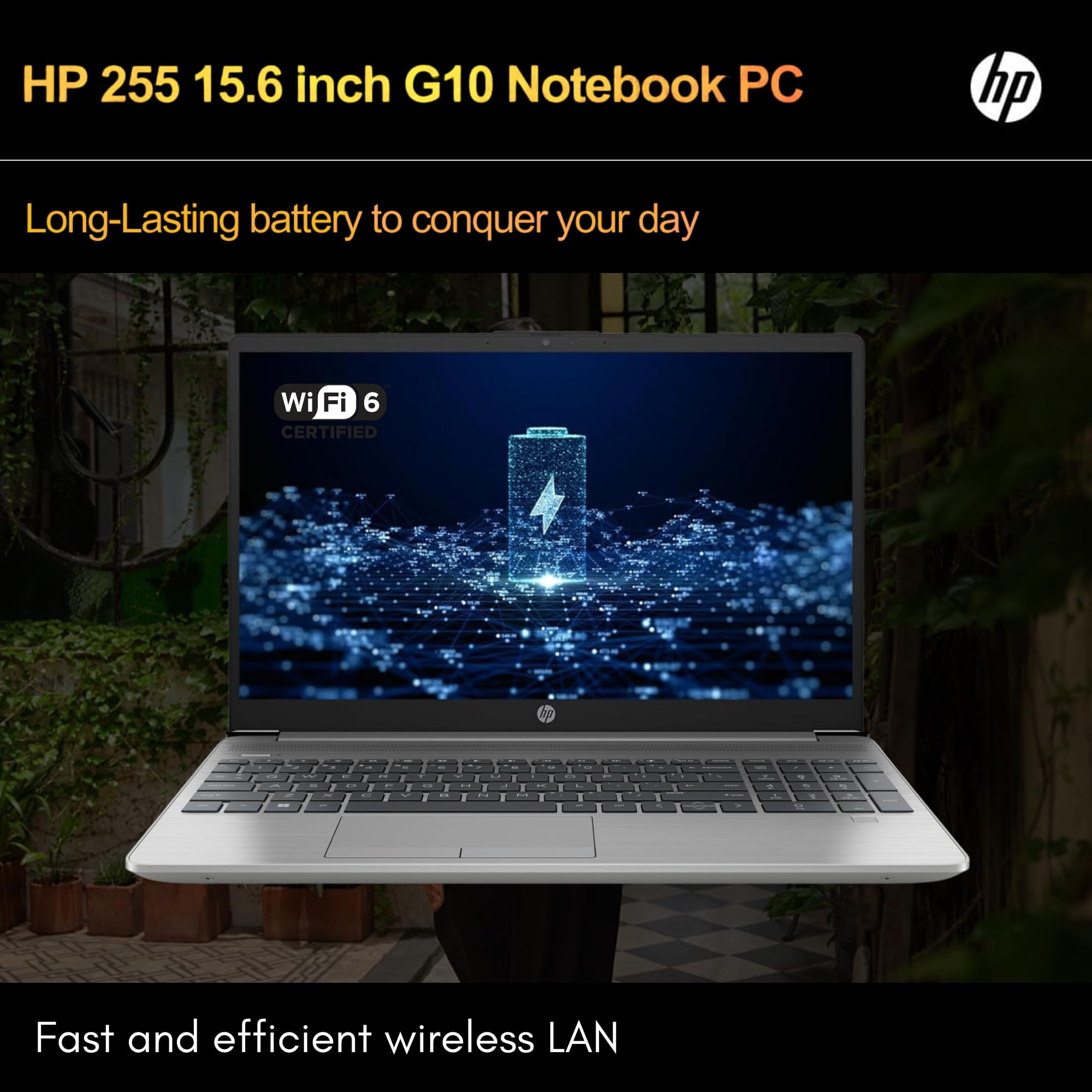 HP Newest 255 G10 Laptop for Home or Work, 16GB RAM, 1TB SSD, 15.6" Full HD, Ryzen 3 7330U (Beat Intel i5-1135G7), Ethernet Port, HDMI, USB-C, Windows 11 Pro, Business and Fun Ready (2024)