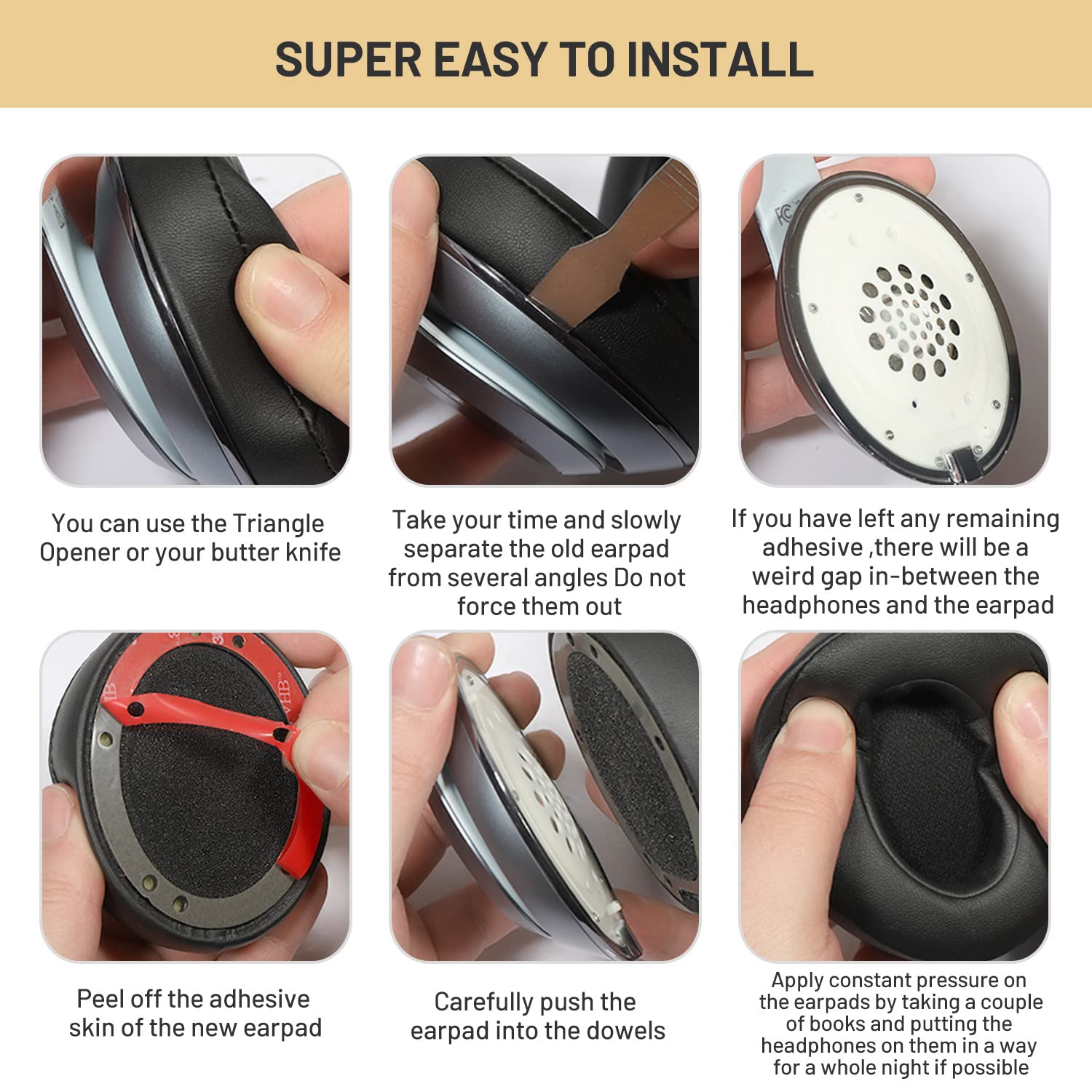 Replacement Earpads for Beats Studio 2 & 3 - Ear Pads for Beats Studio
