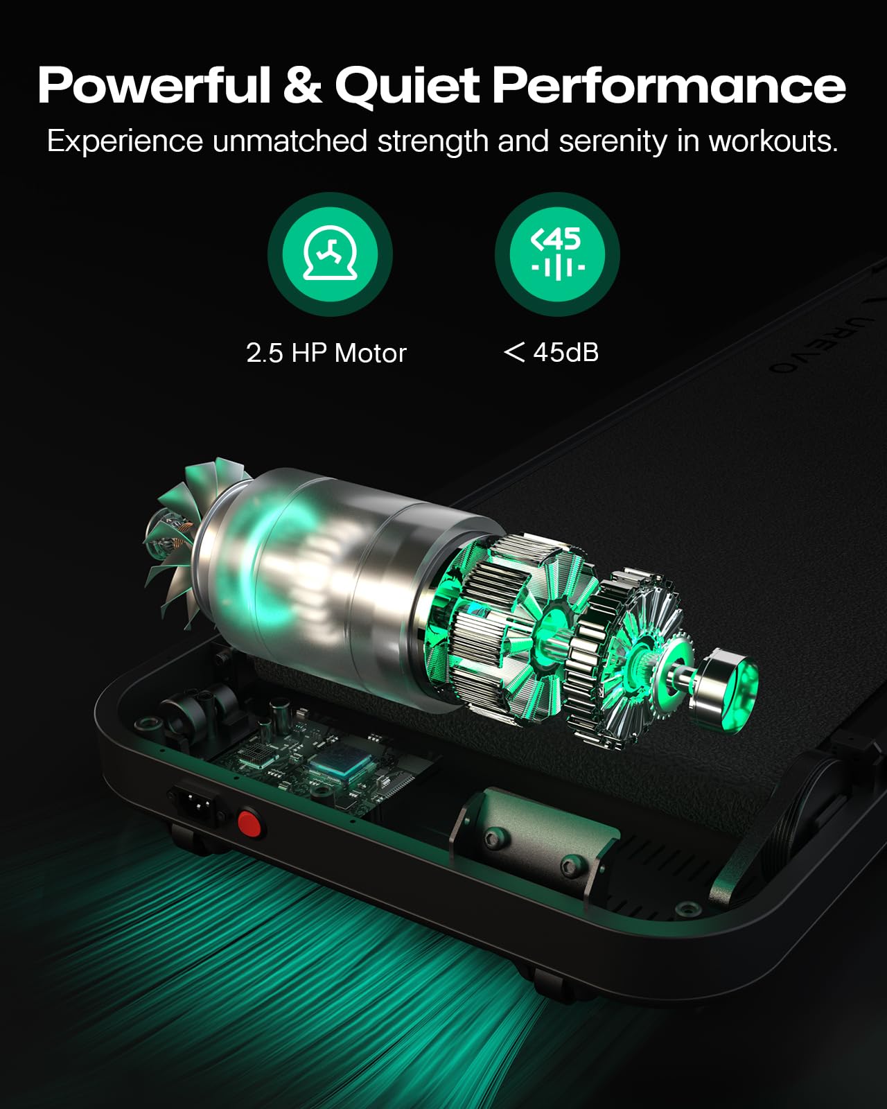 UREVO Spacewalk E4 APP Walking Pad, Under Desk Treadmill for Home/Office, Portable Walking Treadmill, Walking Jogging Machine with APP 265 lbs Weight Capacity LED Display
