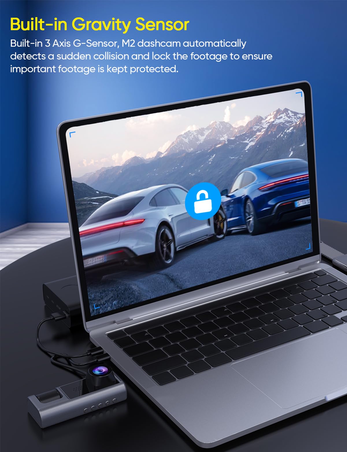 Galphi 3 Channel Dash Cam Front and Rear Inside, 1080P Dash Camera for Cars, Dashcam Three Way Triple Car Camera with IR Night Vision, Loop Recording, G-Sensor, 24 Hours Recording, Support 128 GB Max