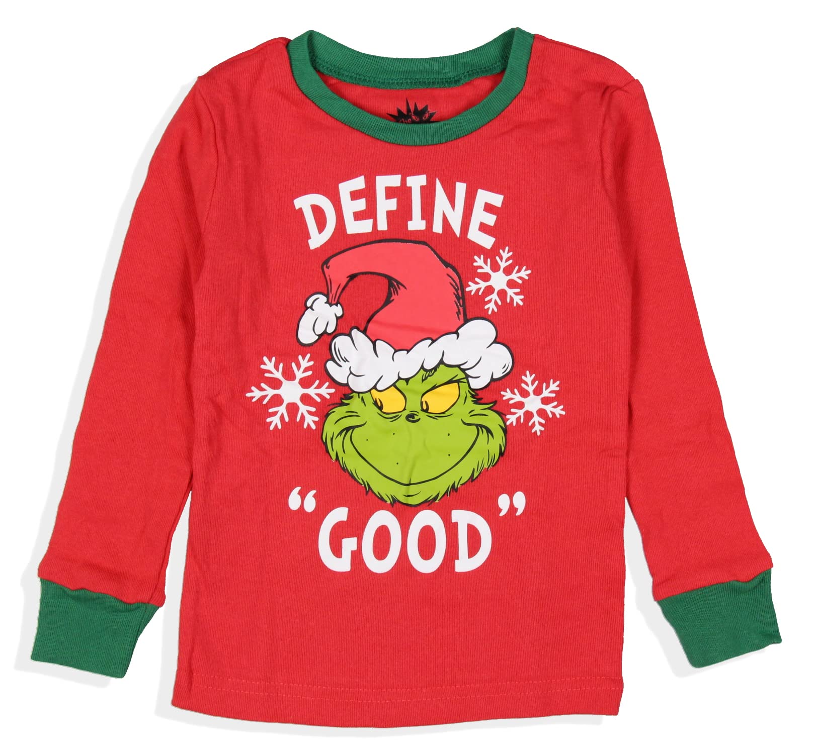 Dr. Seuss How GRINCH Stole Christmas Lights Sleep Pajama Set (Toddler, 4T)