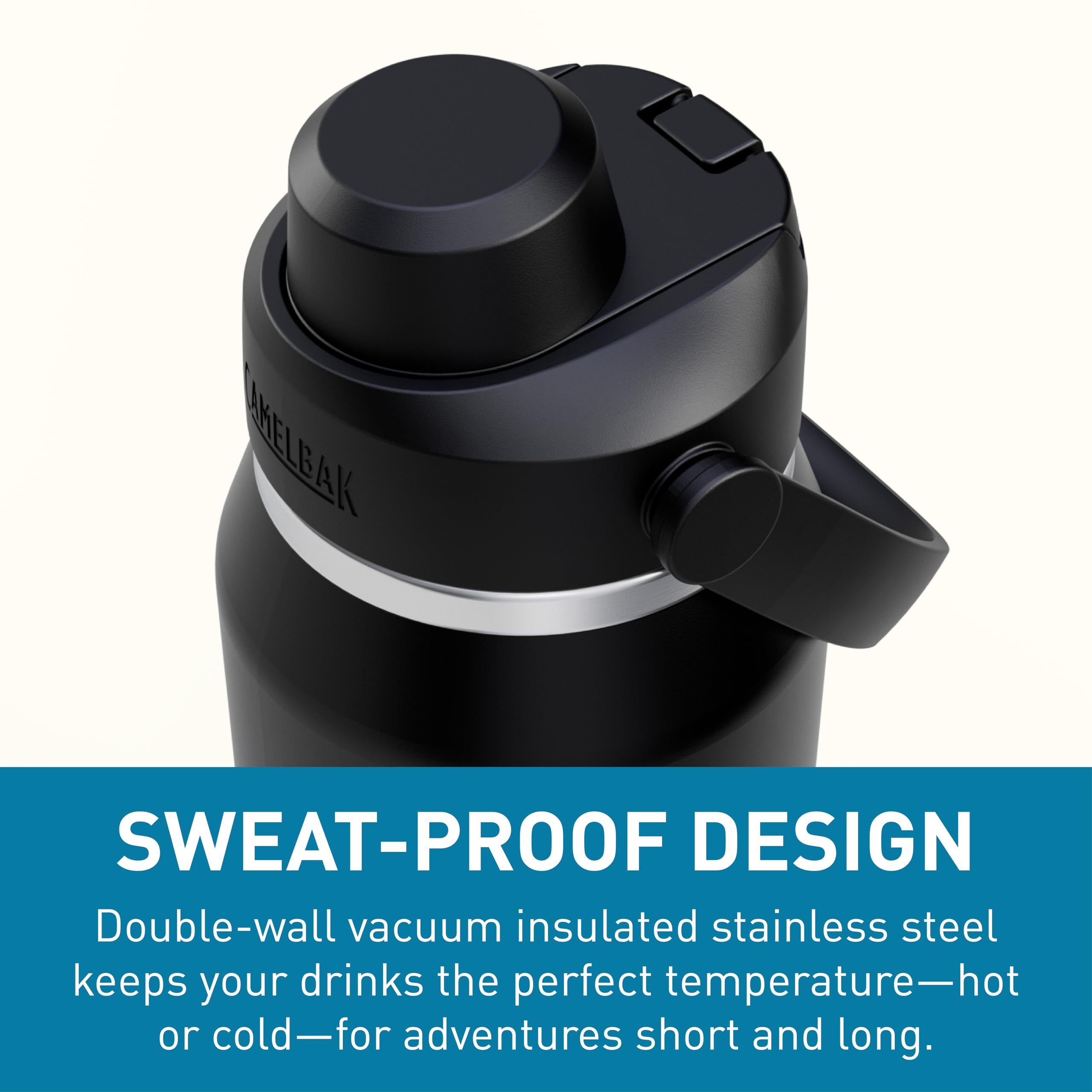 CamelBak Thrive Chug Insulated Stainless Steel Water Bottle Black, 32oz