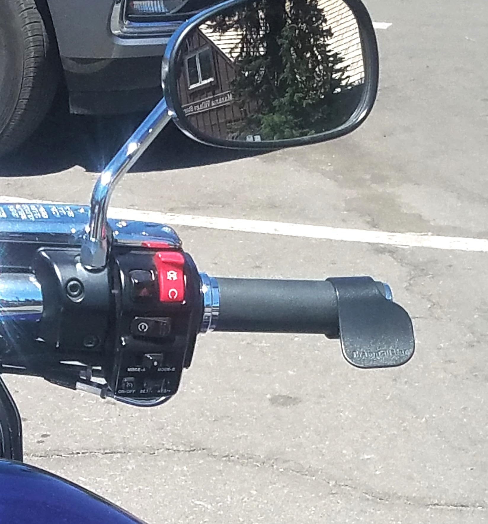 Crampbuster CB4 Black Throttle Mounted Motorcycle Cruise Assist