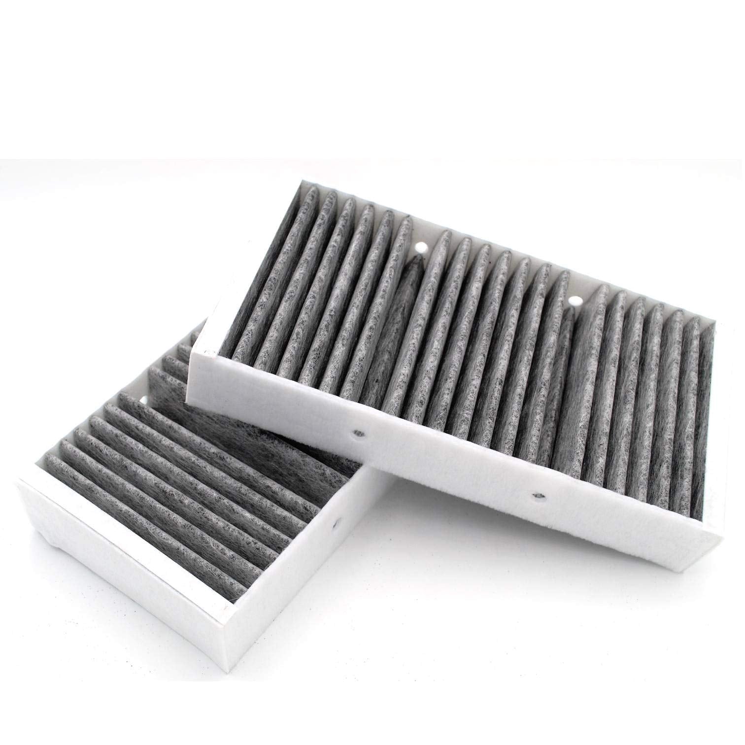 FUN-DRIVING Macrofiber FD318 Cabin Air Filter for ML350 /GLE350 /GL450 /GLS450 /GL550/GL350/ML400 /GLS550/ML550 /GL63 AMG/ML63 AMG /GLE300d/GLS63 AMG/GLE400/GLE63 AMG/ML250,Replacement for 1668300318