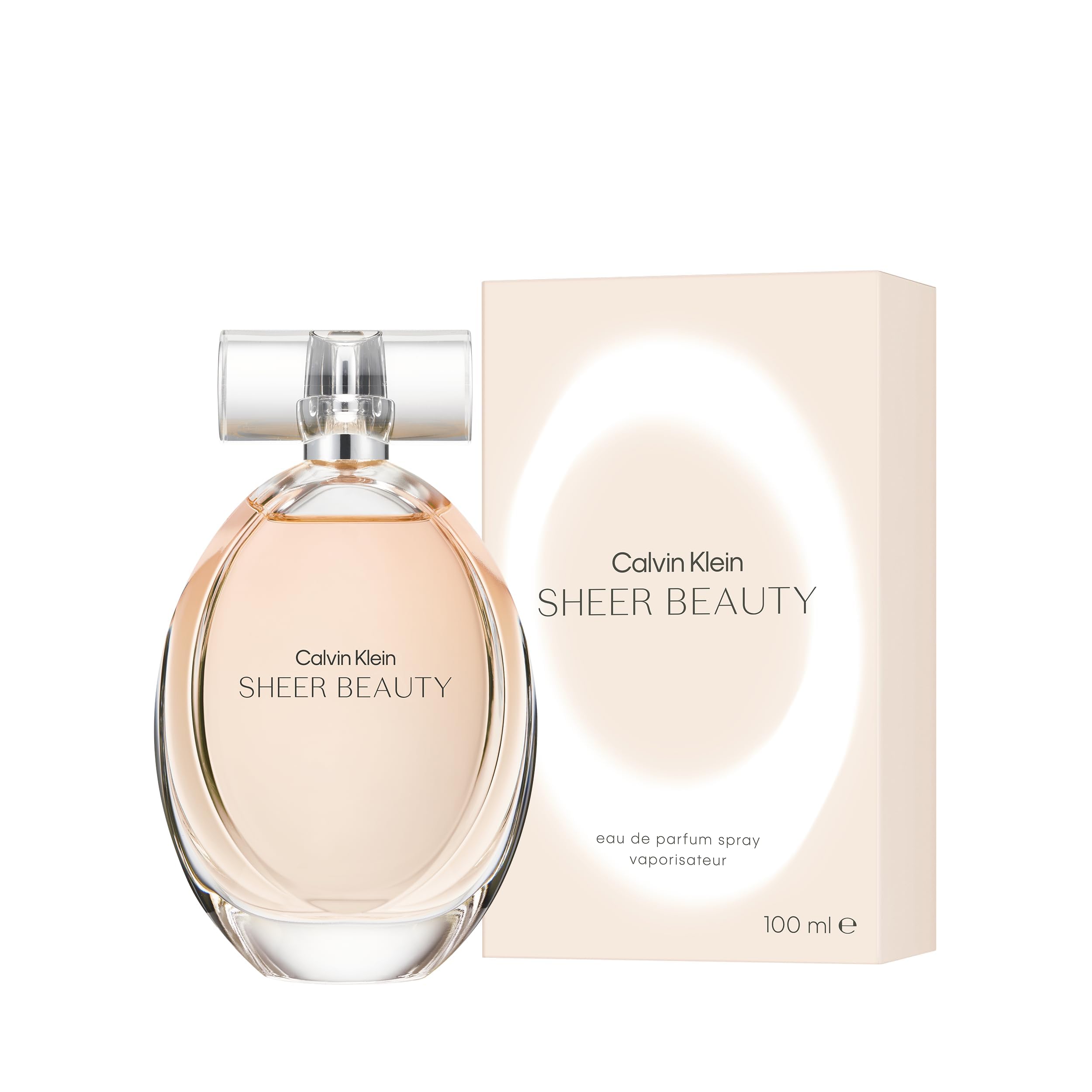 Calvin Klein Sheer Beauty Eau de Toilette – Floral Women's Perfume– With Notes of Peach Bellini Accord, Pink Lily, Peony & Vanilla Blossom – Luxury Perfumes for Women– Long Lasting Fragrance