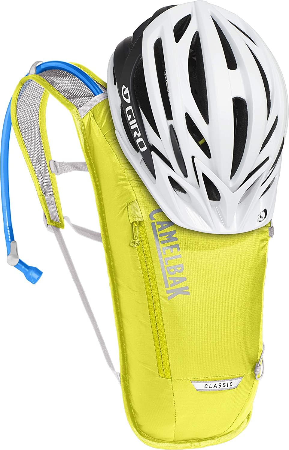 CamelBak Classic Light Bike Hydration Pack Safety Yellow/Silver, 70oz