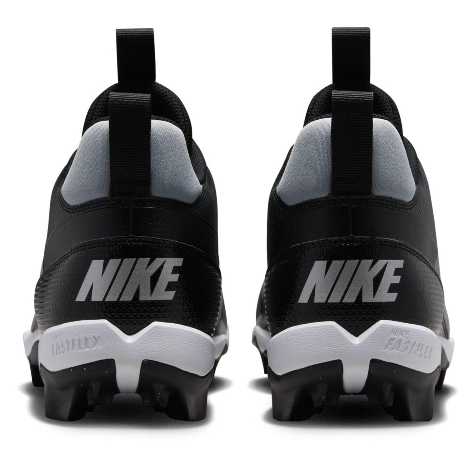 Nike Alpha Menace 4 Shark Football Cleats (Wide) (Black, US Footwear Size System, Adult, Men, Numeric, Wide, 10)