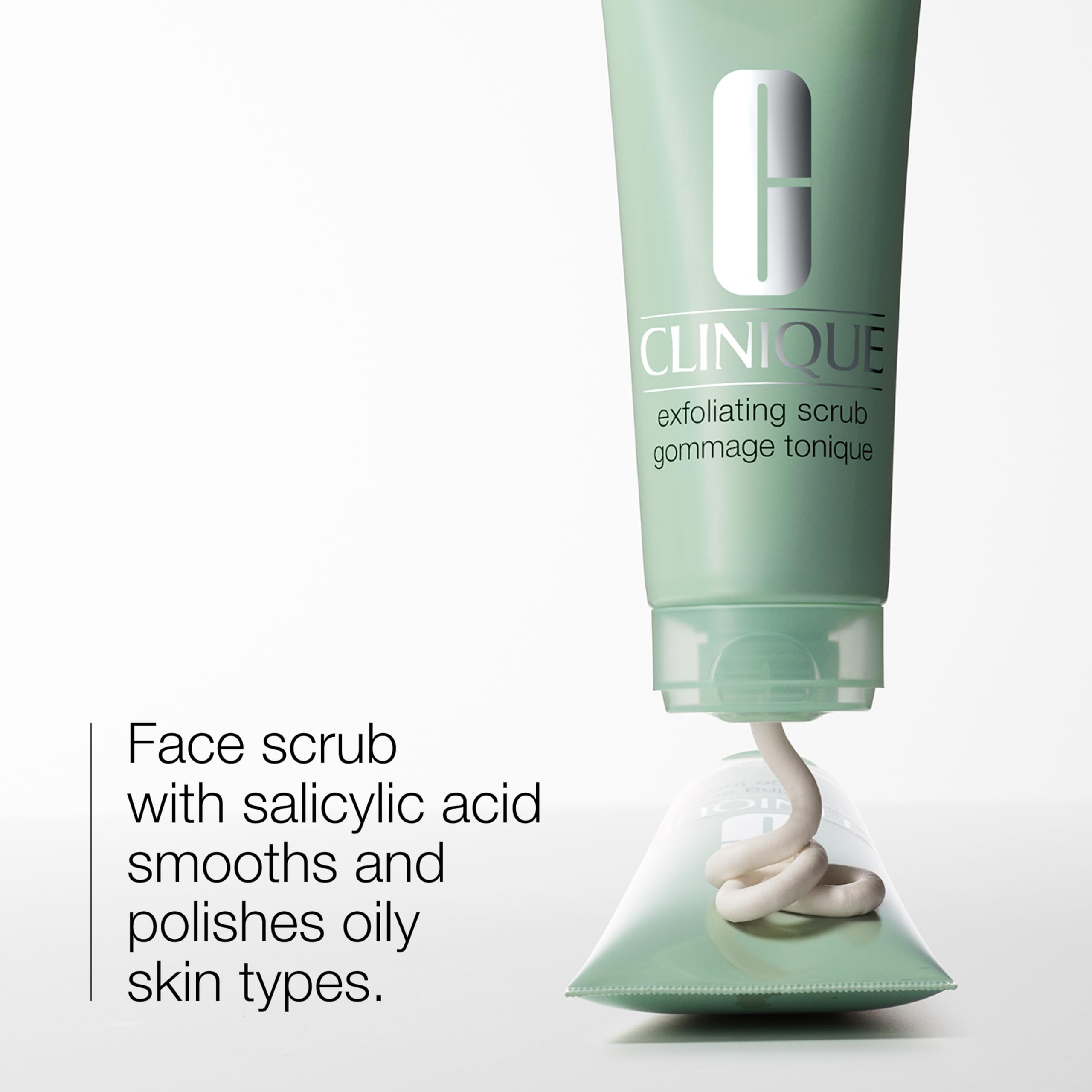 Clinique Exfoliating Face Scrub for Oily Skin, with Salicylic Acid, 3.4 fl. oz.