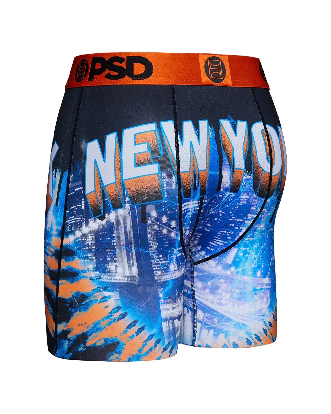 PSD Men's Empire City Boxer Briefs, Black, XL