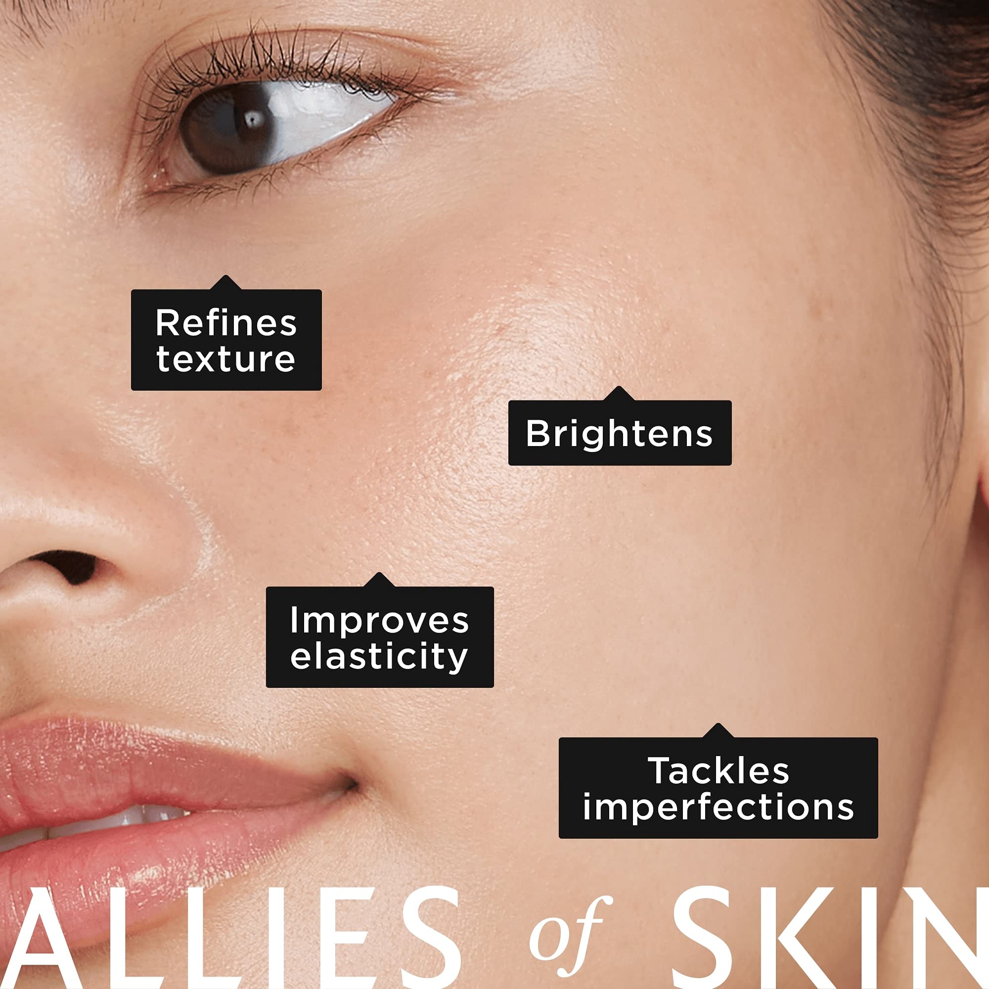 Allies of Skin Mandelic Pigmentation Corrector Night Serum: Mandelic, Lactic & Salicylic Acid, Hyaluronic Acid, Niacinamide, Bakuchiol, Rosehip & Tamanu Oils. Exfoliate & Target Uneven Skin Tone 1 oz