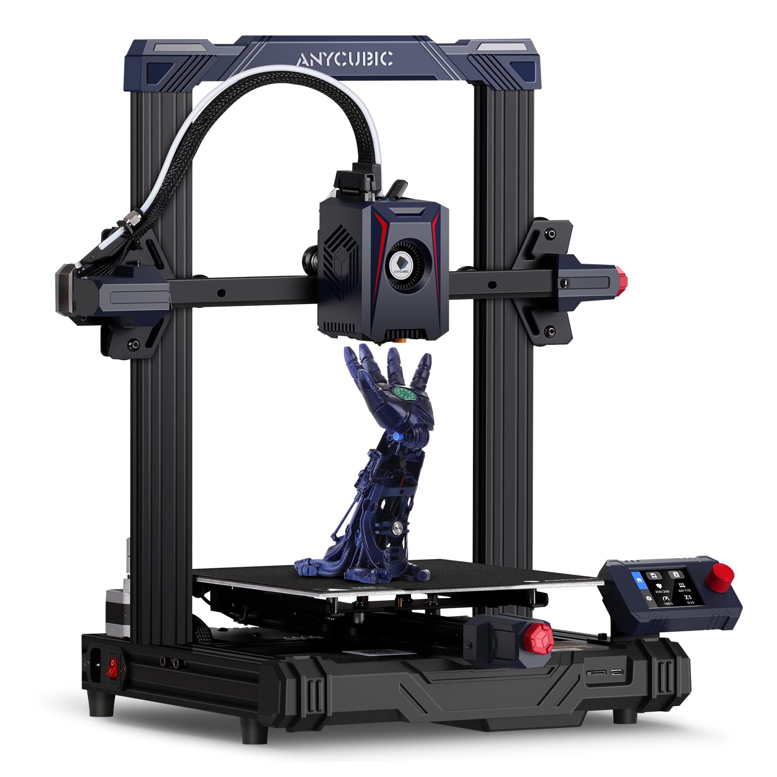 Anycubic Kobra 2 Neo 3D Printer, Upgraded 250mm/s Faster Printing Speed with New Integrated Extruder Details Even Better, LeviQ 2.0 Auto-Leveling Smart Z-Offset Ideal for Beginners 8.7"x8.7"x9.84"